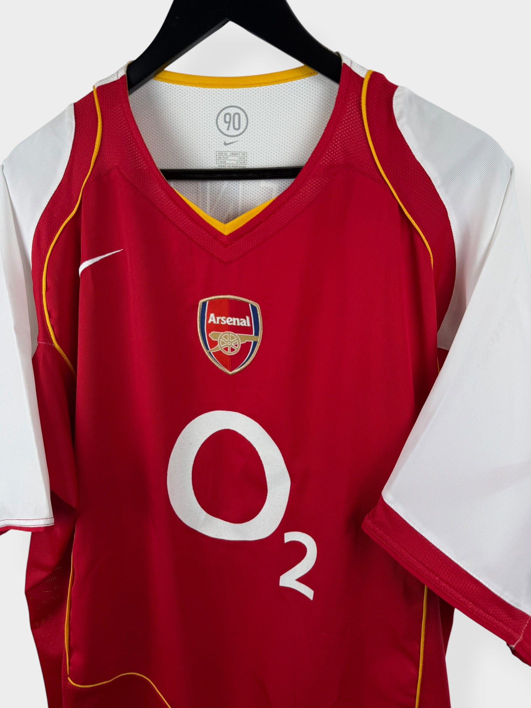 MAILLOT DOMICILE ARSENAL 2004-05 HENRY #14 XL