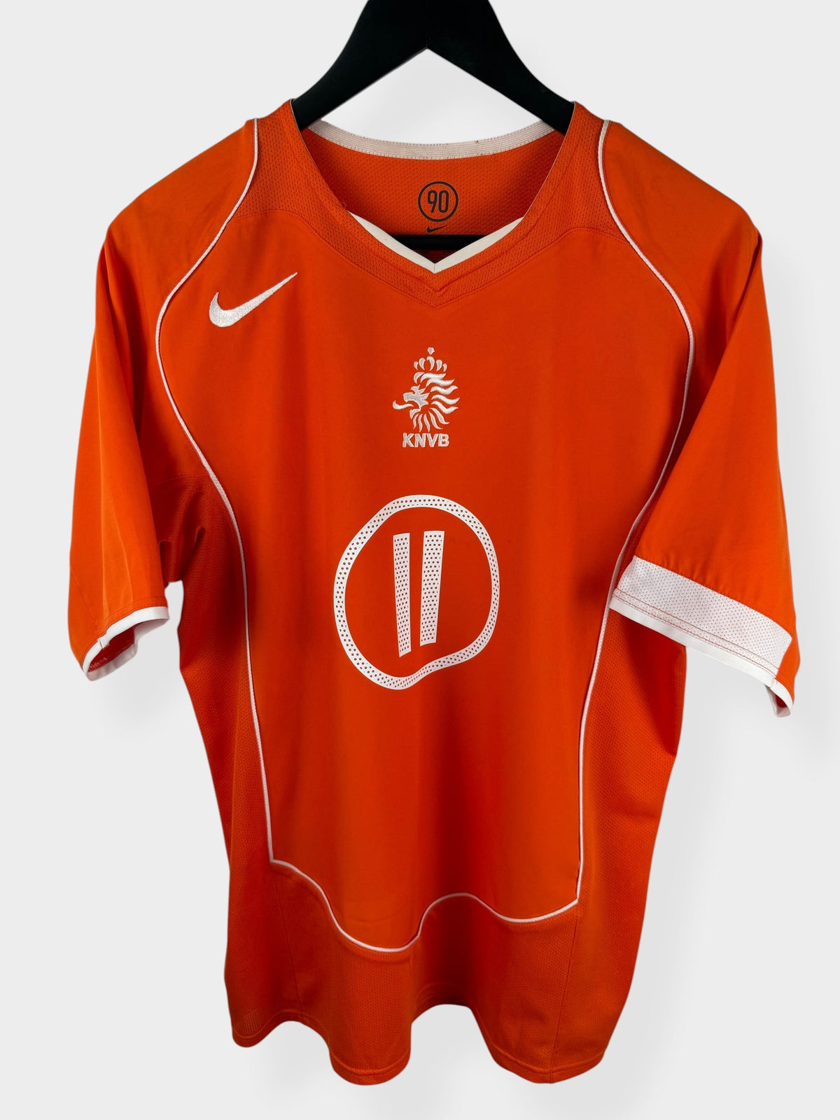 2004-06 NETHERLANDS HOME SHIRT VAN DER VAART #11 M
