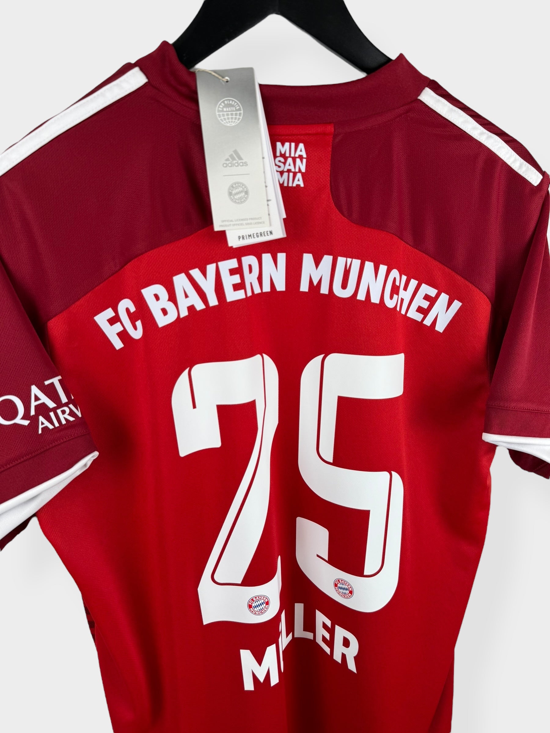 2021-22 BAYERN MUNICH HOME SHIRT MULLER #25 L - Authentic Football Club