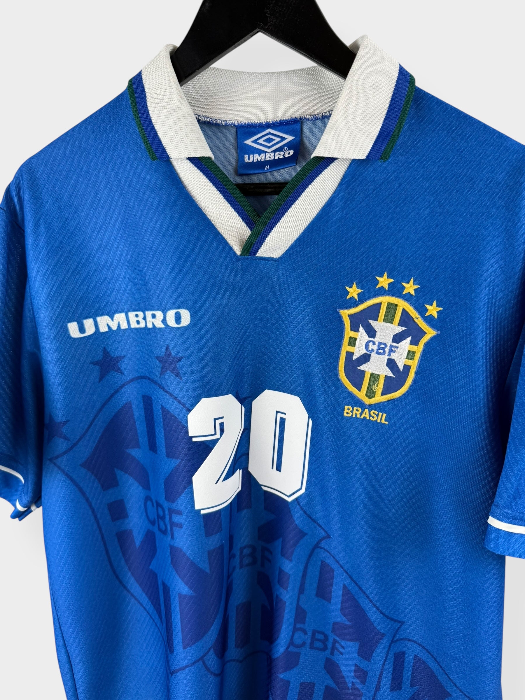 1994-96 BRAZIL AWAY SHIRT RONALDO #20 M