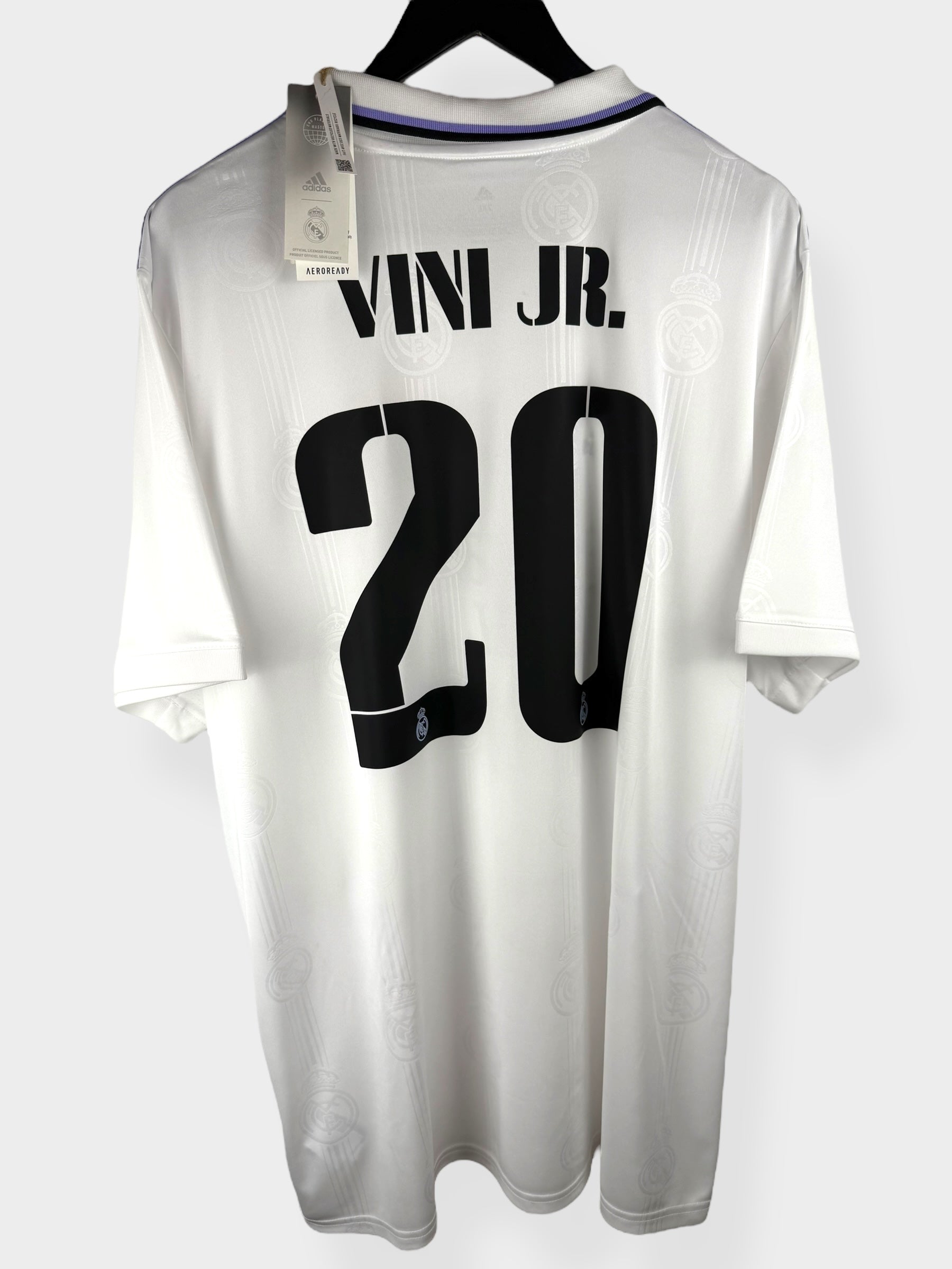 2022-23 REAL MADRID THUISSHIRT VINI JR. #20 XXL