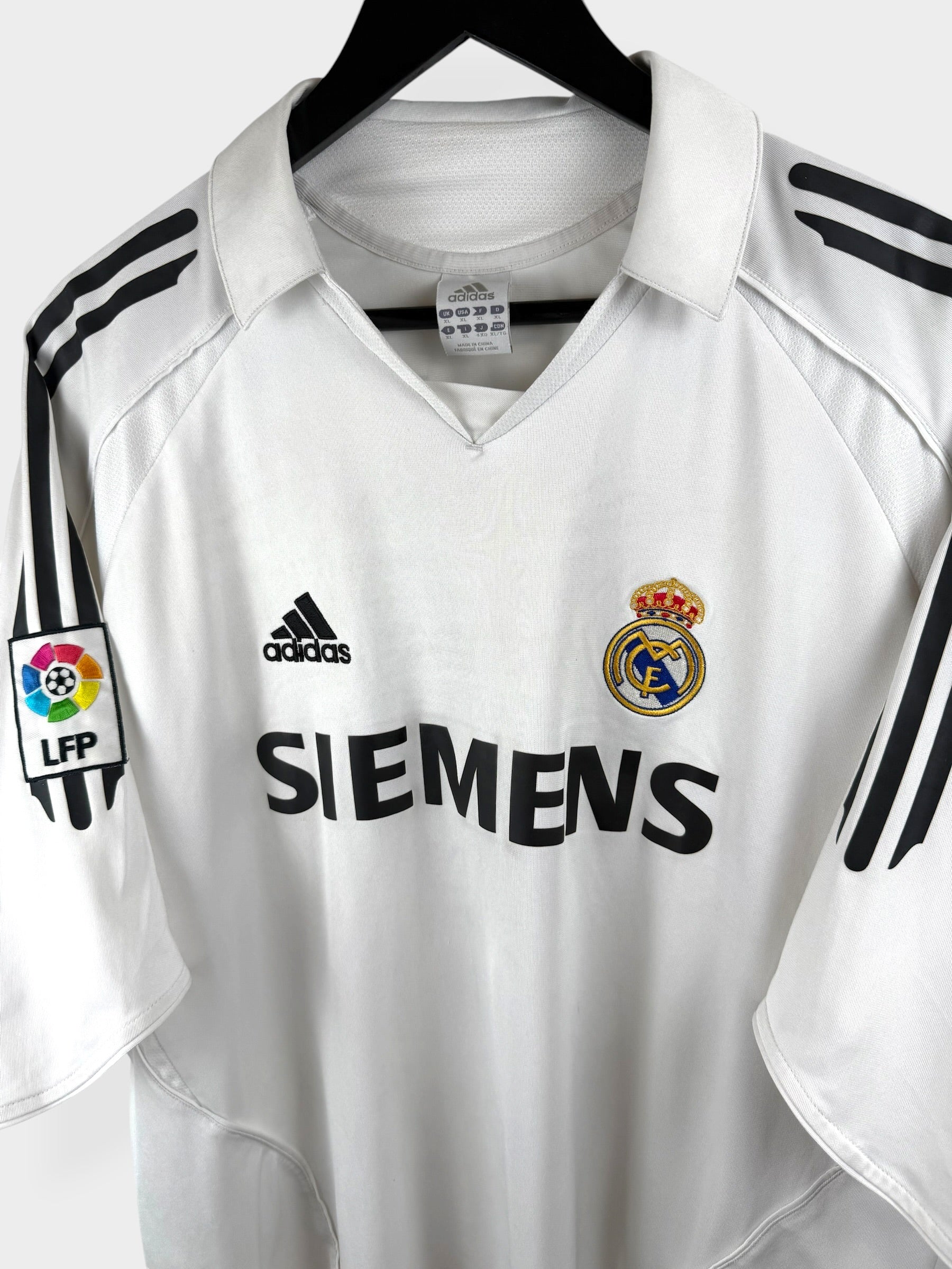 2005-06 REAL MADRID HOME SHIRT RONALDO #9 XL