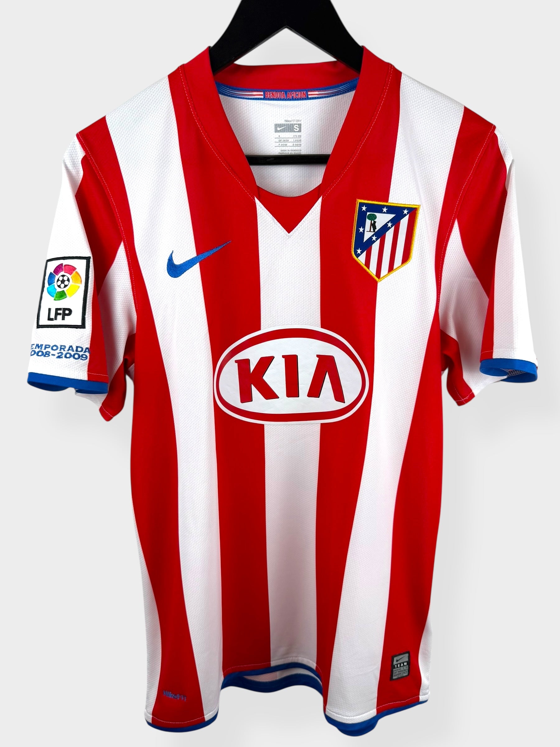 2008-09 ATLETICO MADRID HEIMTRIKOT FORLAN #7 S