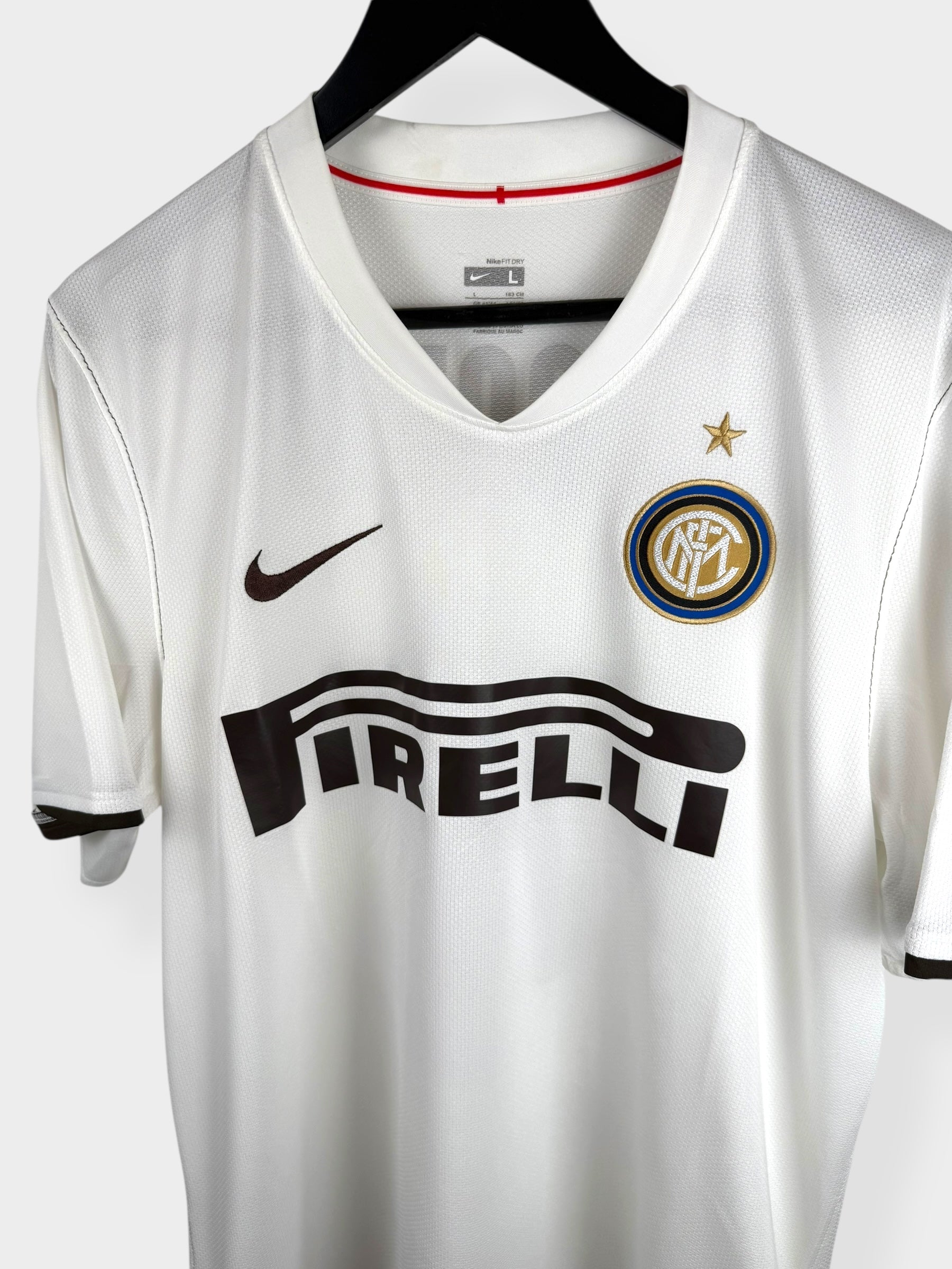 2008-09 INTER MILAN AWAY SHIRT ZANETTI #4 L - Authentic Football Club