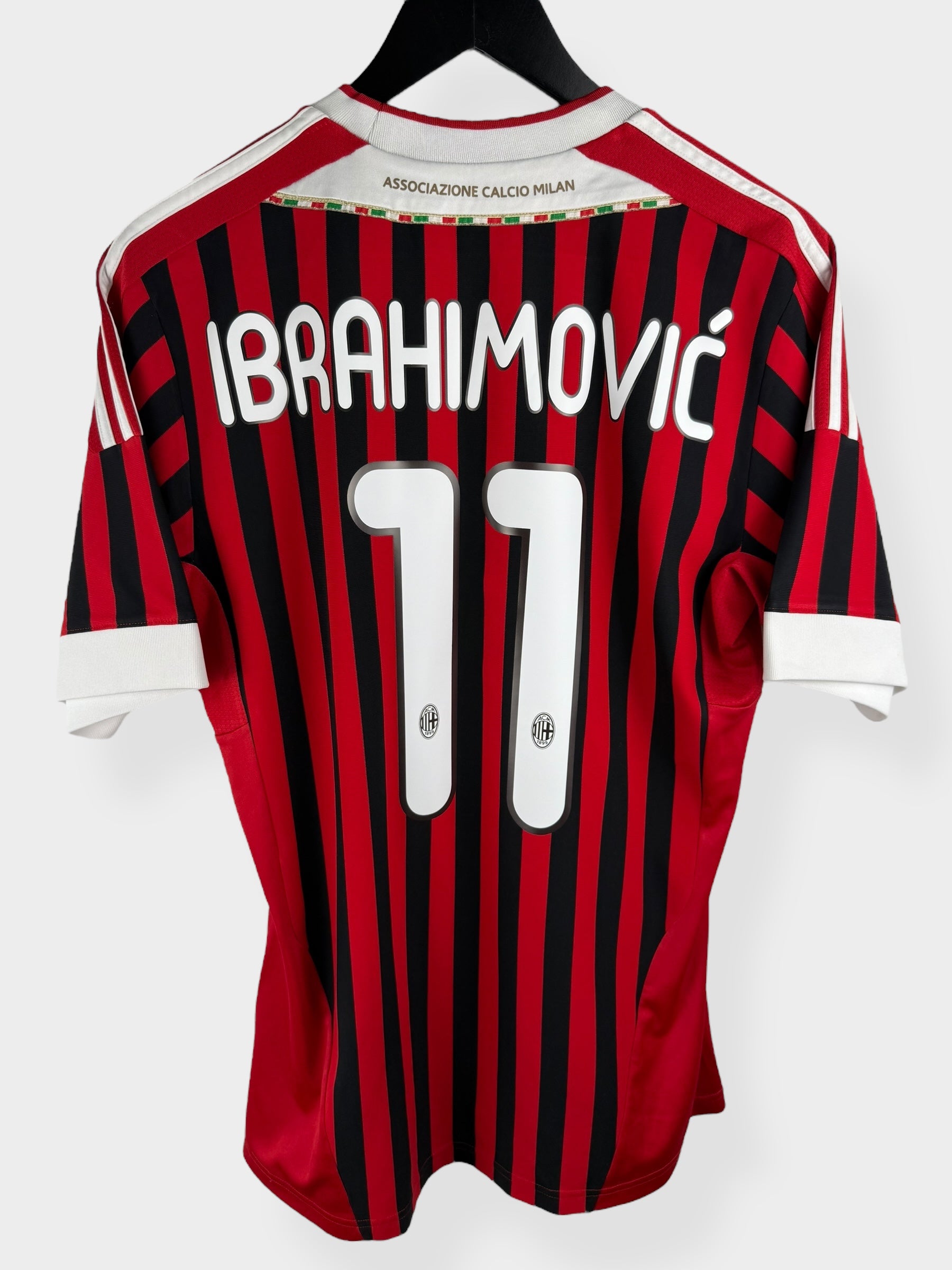 2011-12 AC MILAN HOME SHIRT IBRAHIMOVIC #11 M