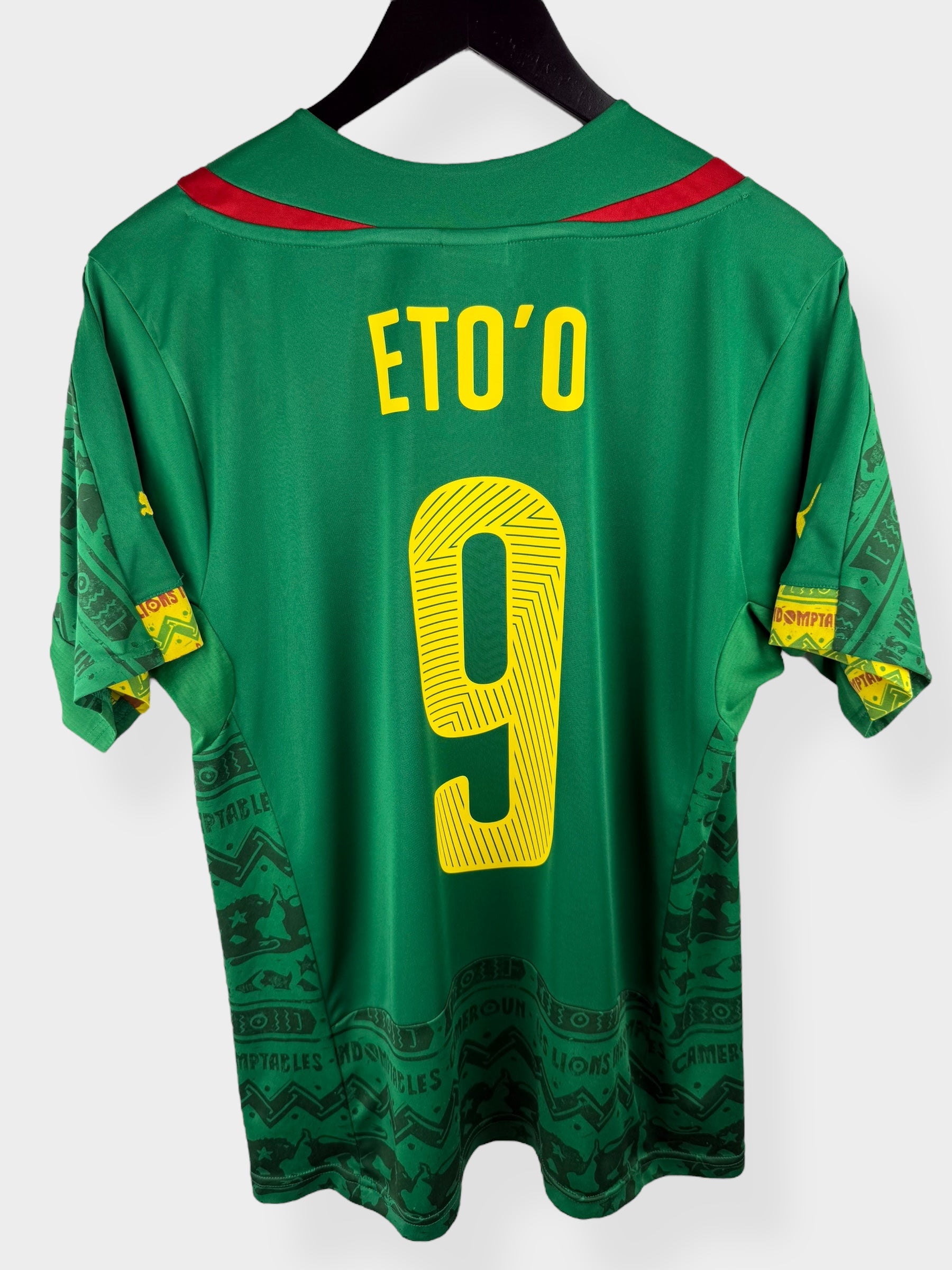 2014-16 CAMEROON HOME SHIRT ETO'O #9 M