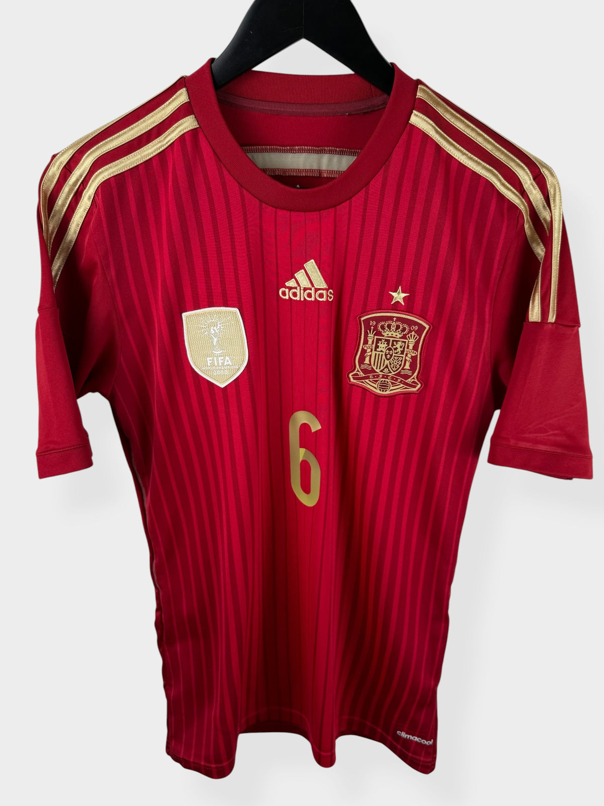 THUISSHIRT SPANJE 2014-15 INIESTA #6 S