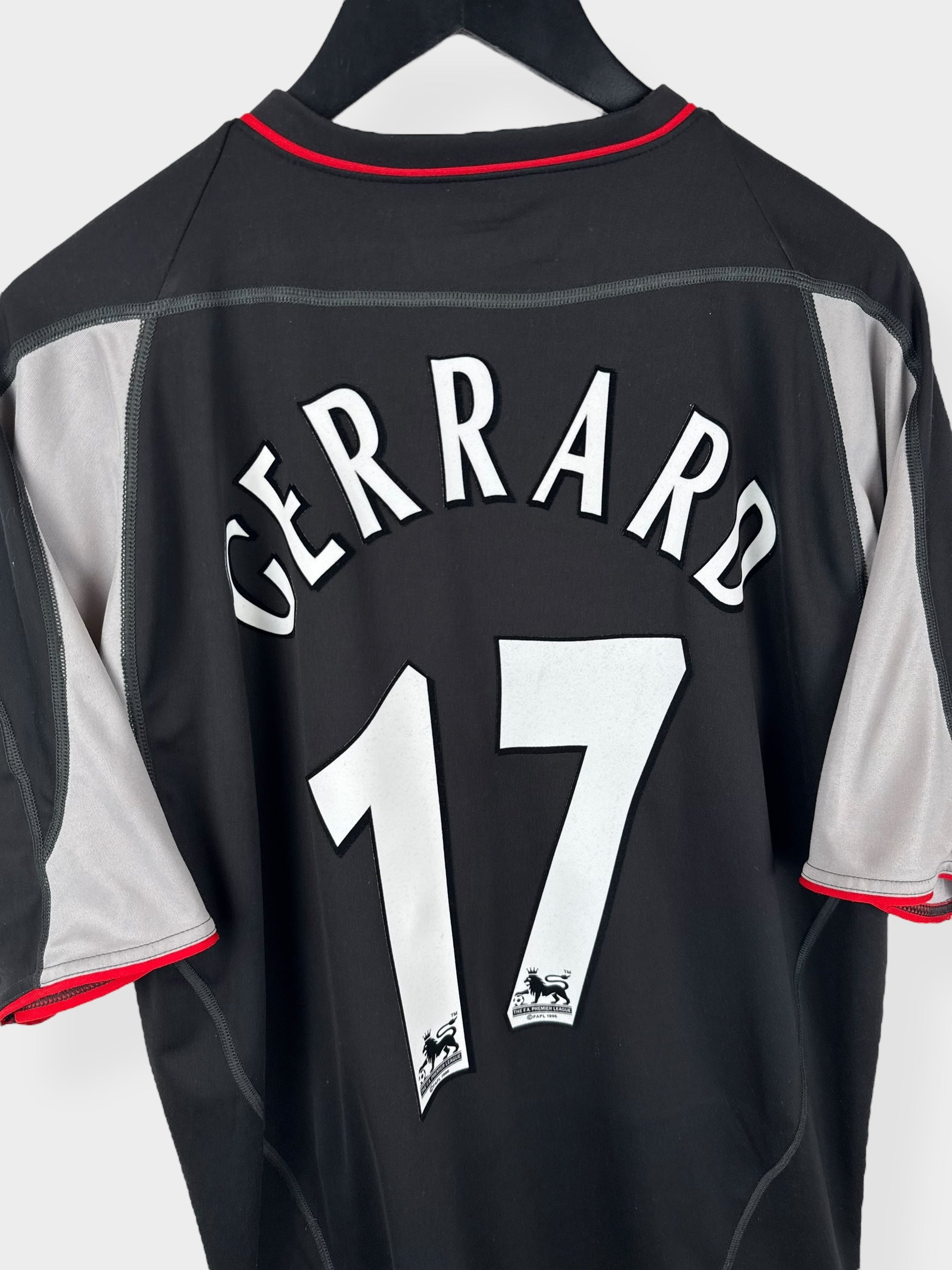 2002-04 LIVERPOOL AWAY SHIRT GERRARD #17 L - Authentic Football Club