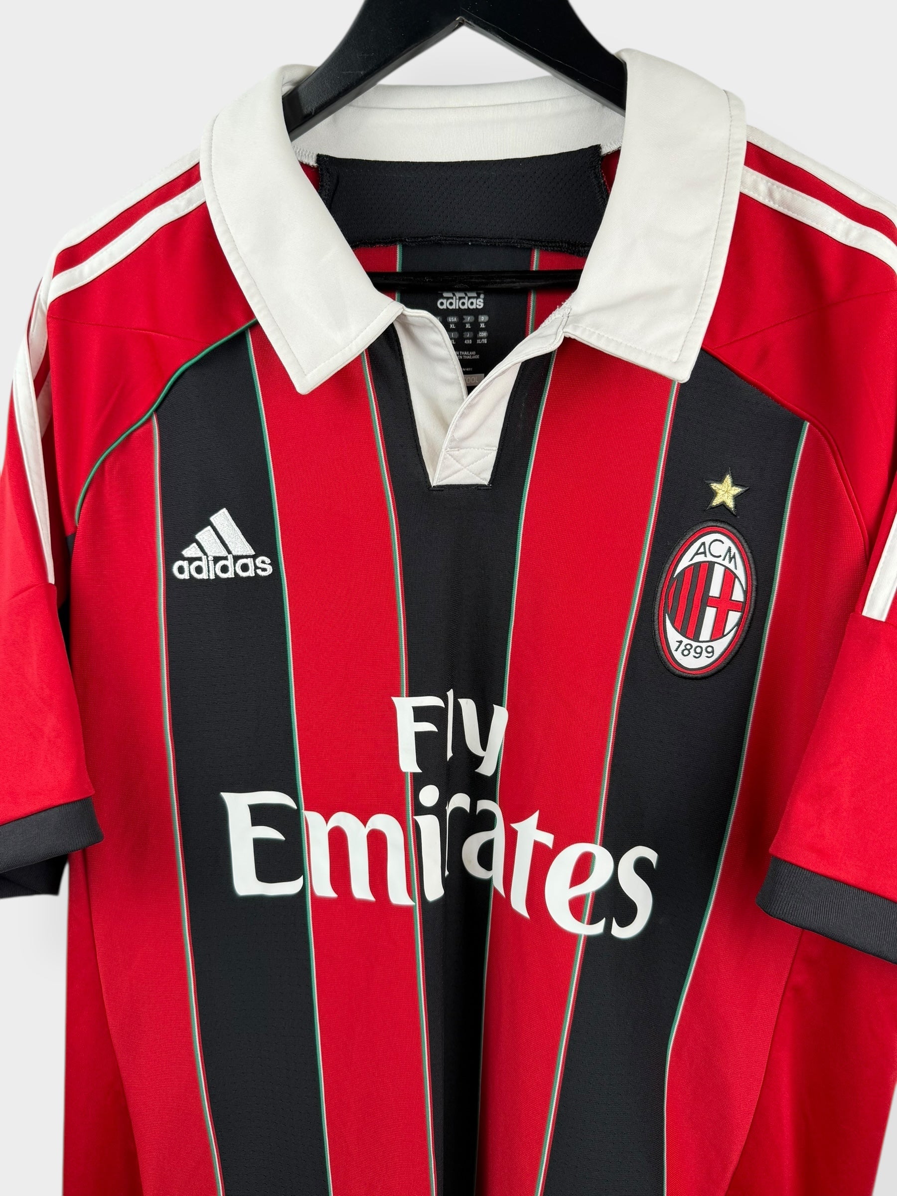 2012-13 AC MILAN HOME SHIRT BALOTELLI #45 XL