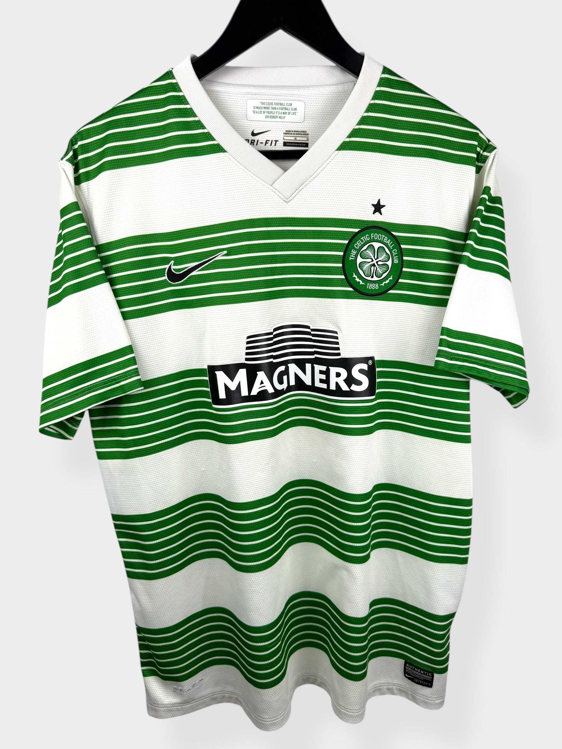 2013-15 CELTIC HOME SHIRT GUIDETTI #9 L