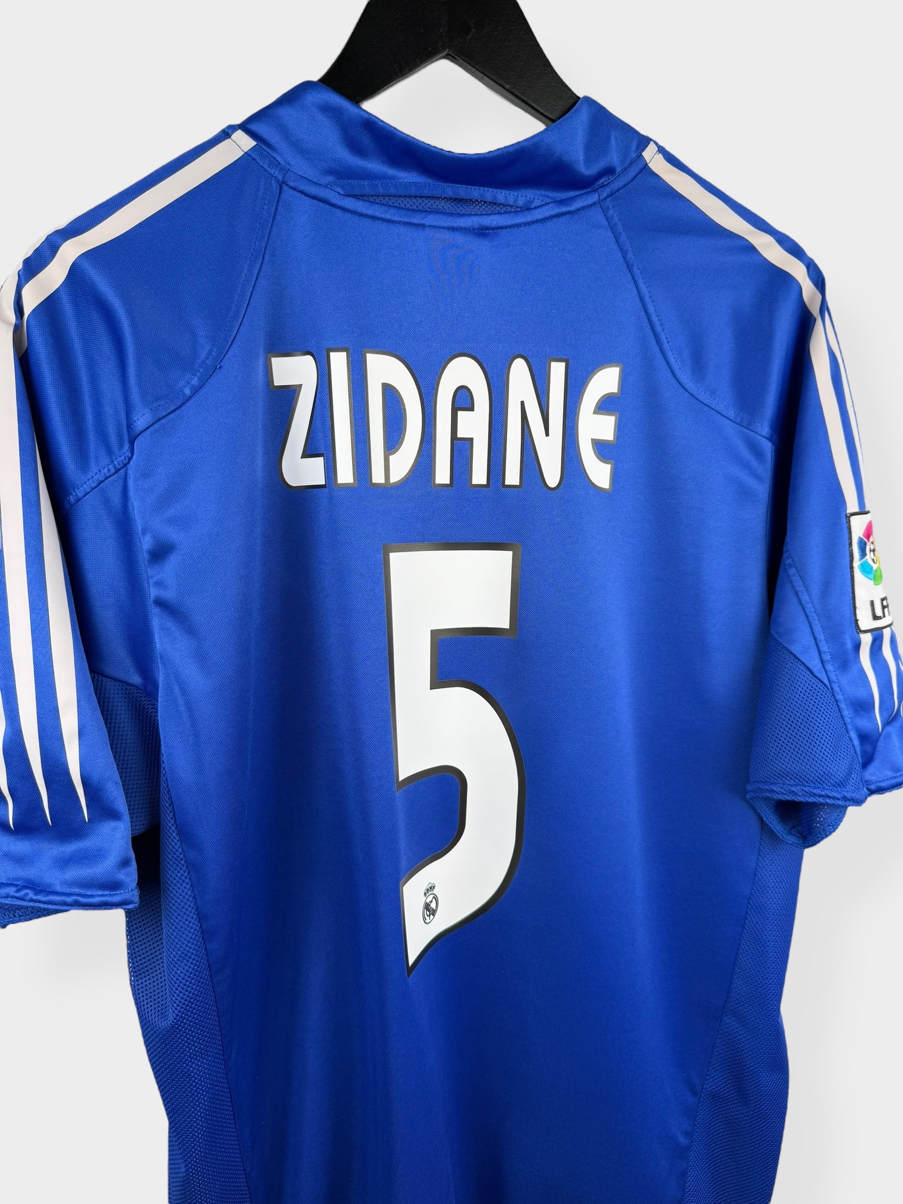 2004-05 REAL MADRID DERDE SHIRT ZIDANE #5 L