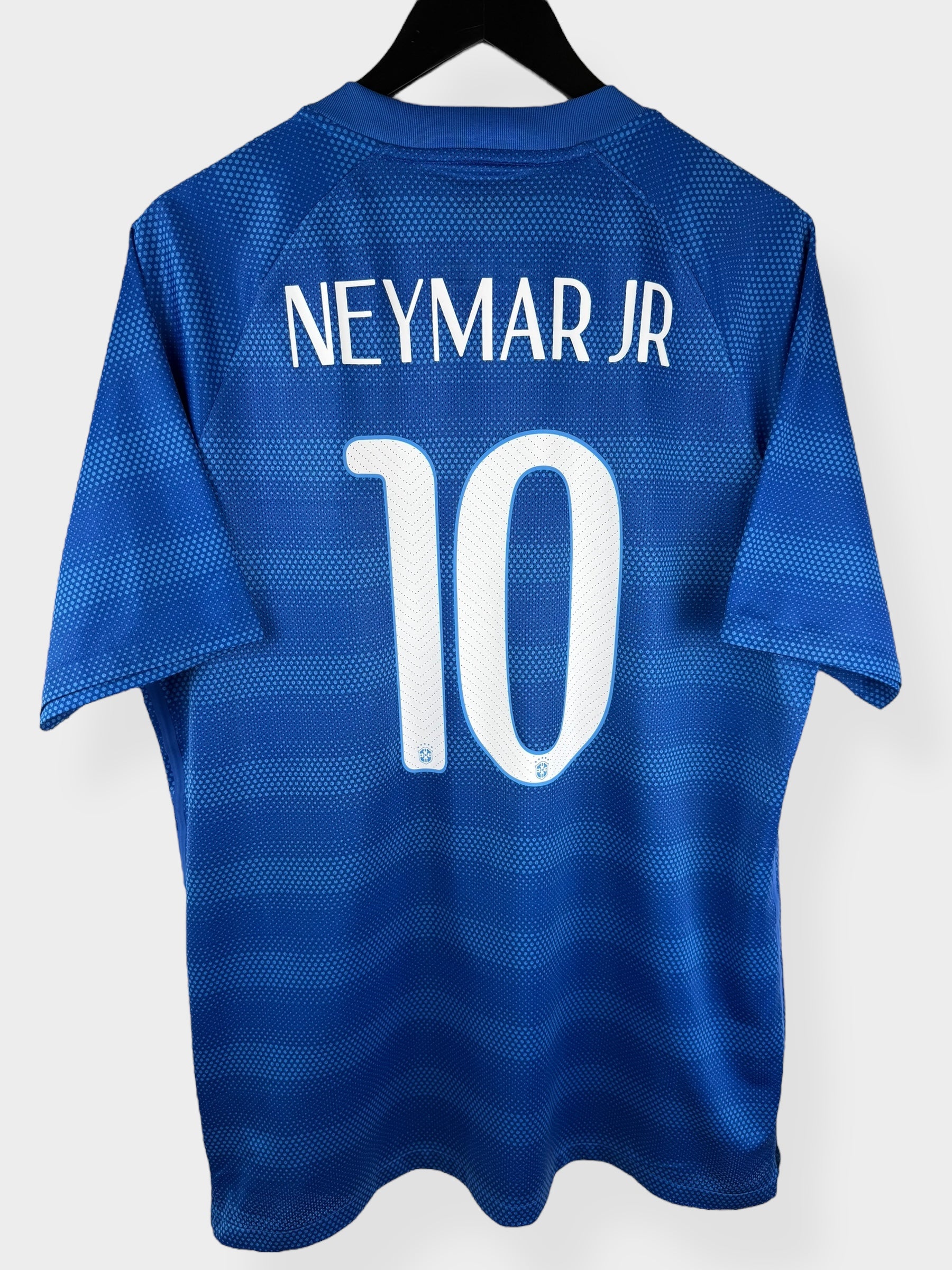 2014-15 BRAZIL AWAY SHIRT PLAYER ISSUE NEYMAR JR #10 XL