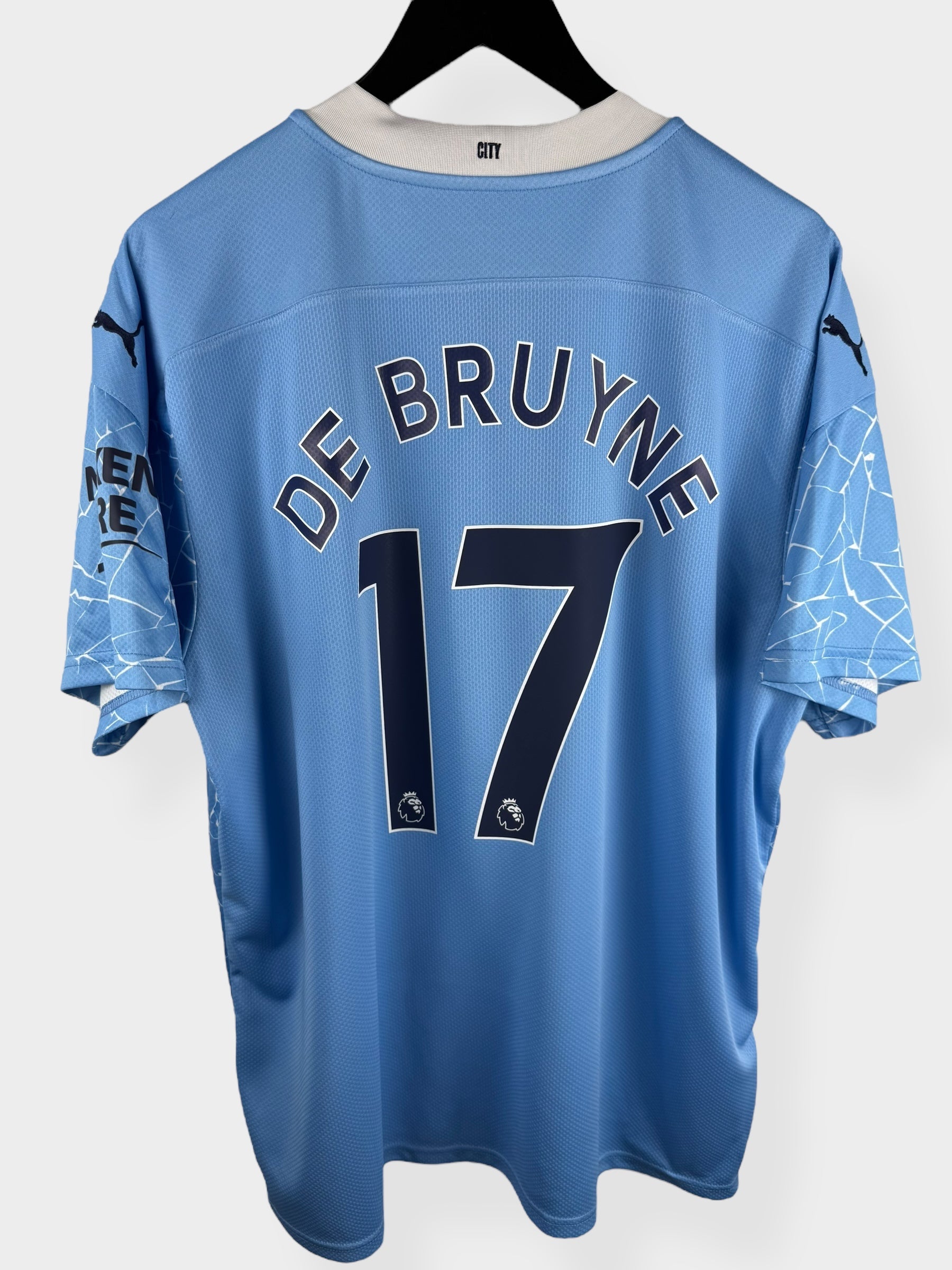 2020-21 MANCHESTER CITY THUISSHIRT DE BRUYNE #17 XXL