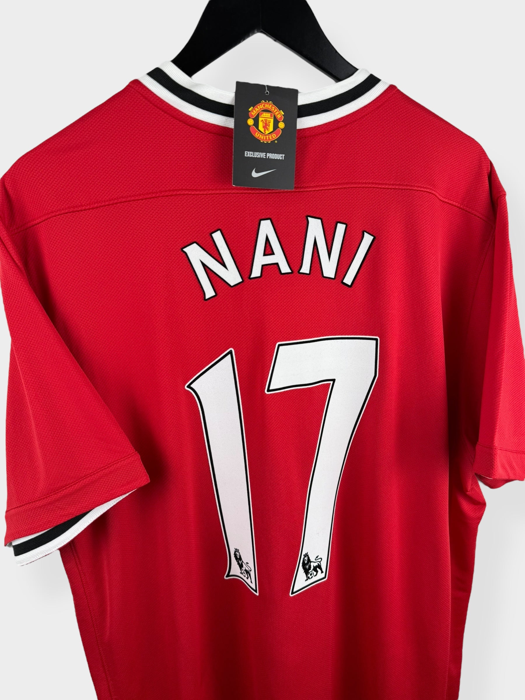 2011-12 MANCHESTER UNITED HOME SHIRT NANI #17 XXL - Authentic Football Club