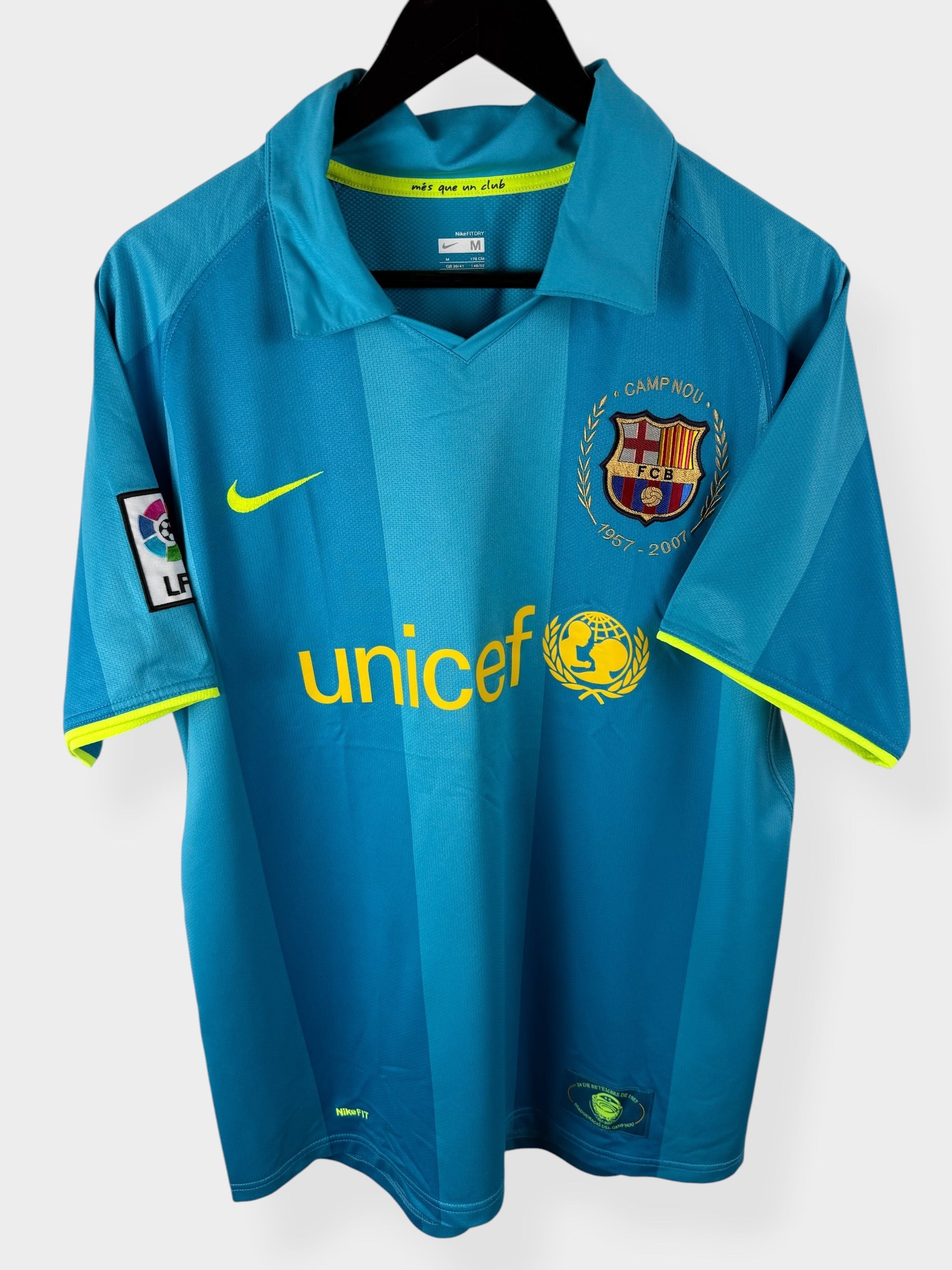 2007-08 BARCELONA AWAY SHIRT RONALDINHO #10 M
