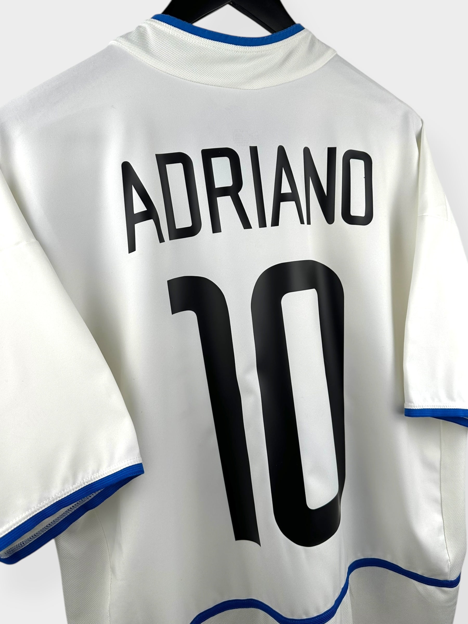 2002-03 INTER MILAN AWAY SHIRT ADRIANO #10 L