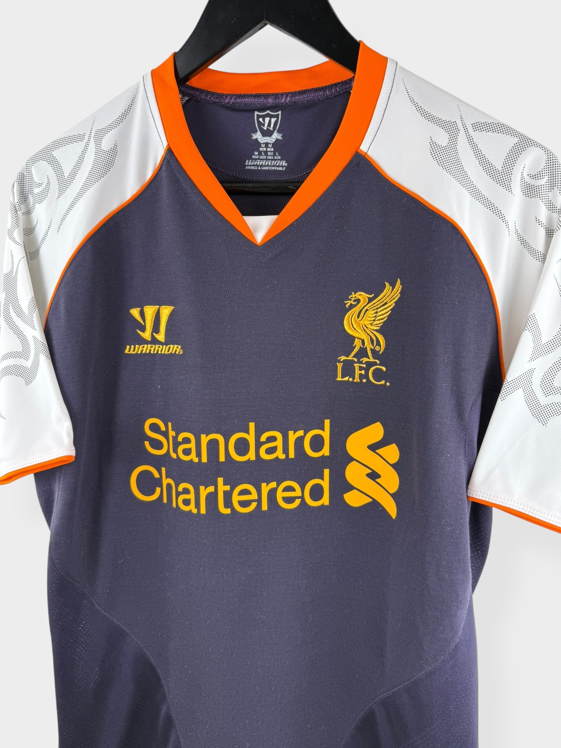 2012-13 LIVERPOOL DERDE SHIRT SUAREZ #7 M