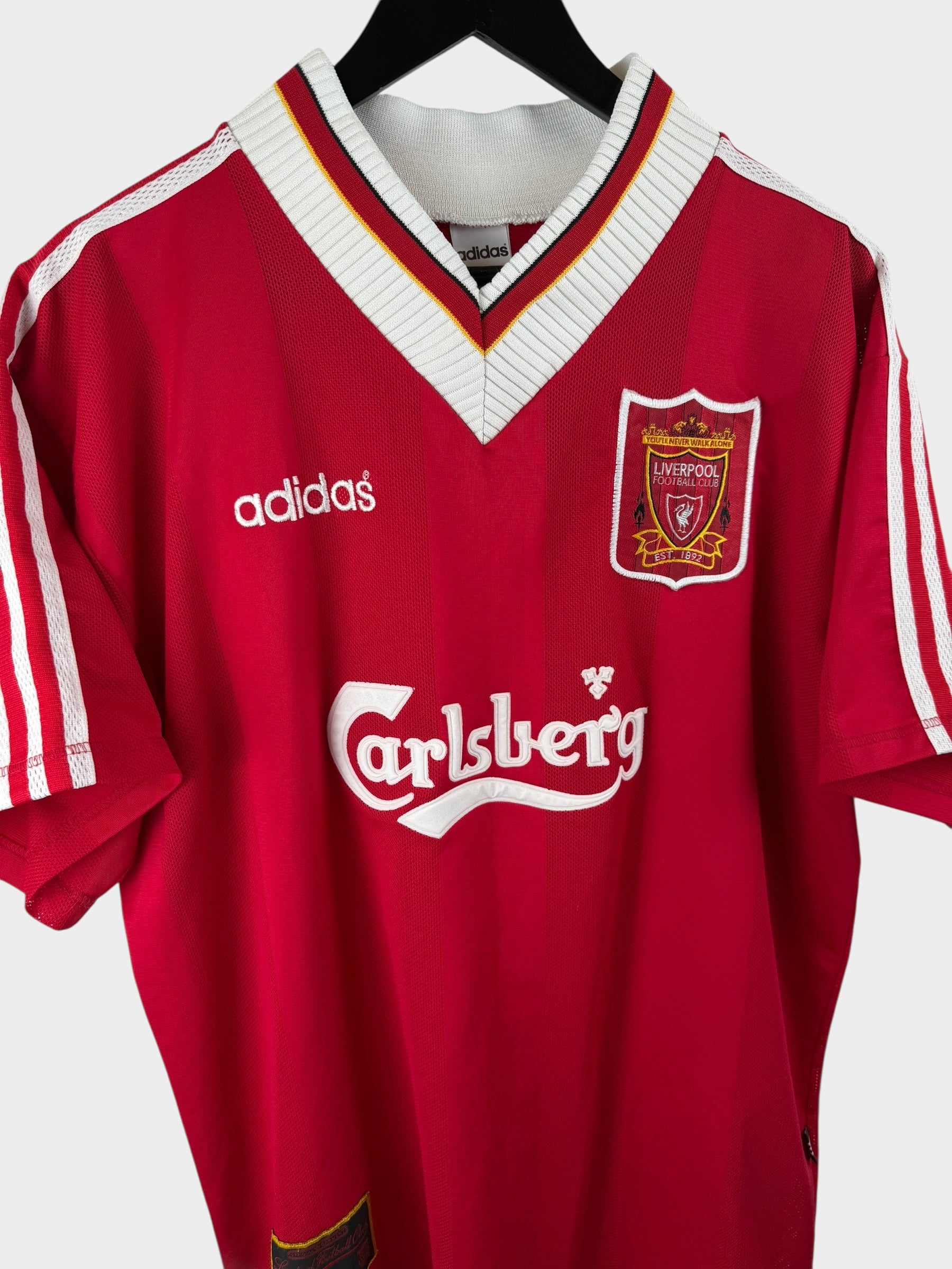 1995-96 LIVERPOOL HOME SHIRT XL