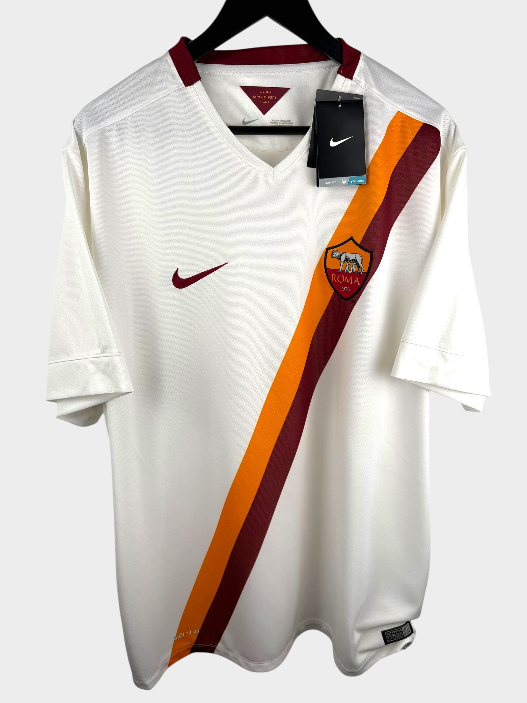 2014-15 AS ROMA AWAY SHIRT XXL - Authentic Football Club
