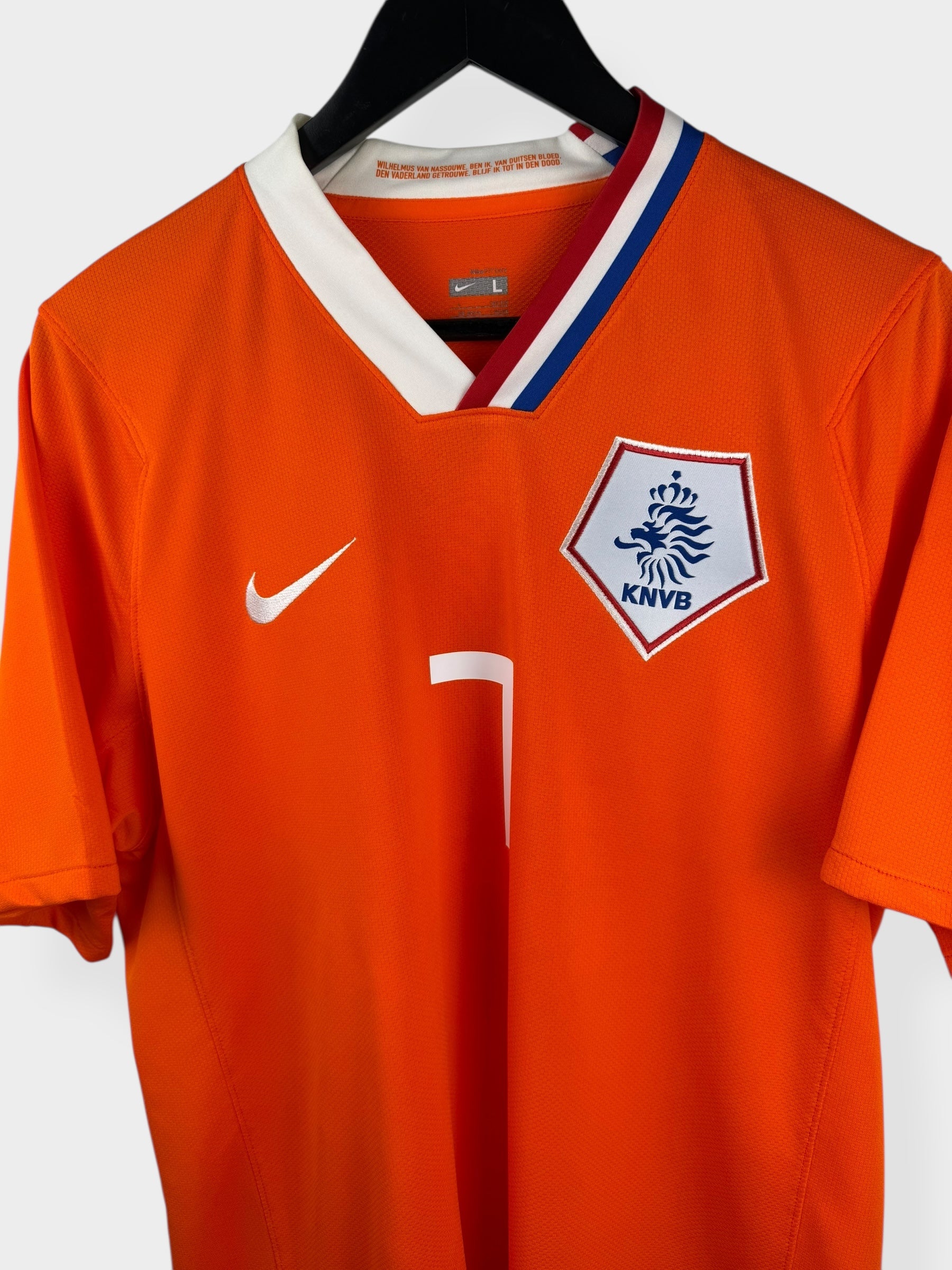 2008-10 NETHERLANDS HOME SHIRT V. PERSIE #7 L