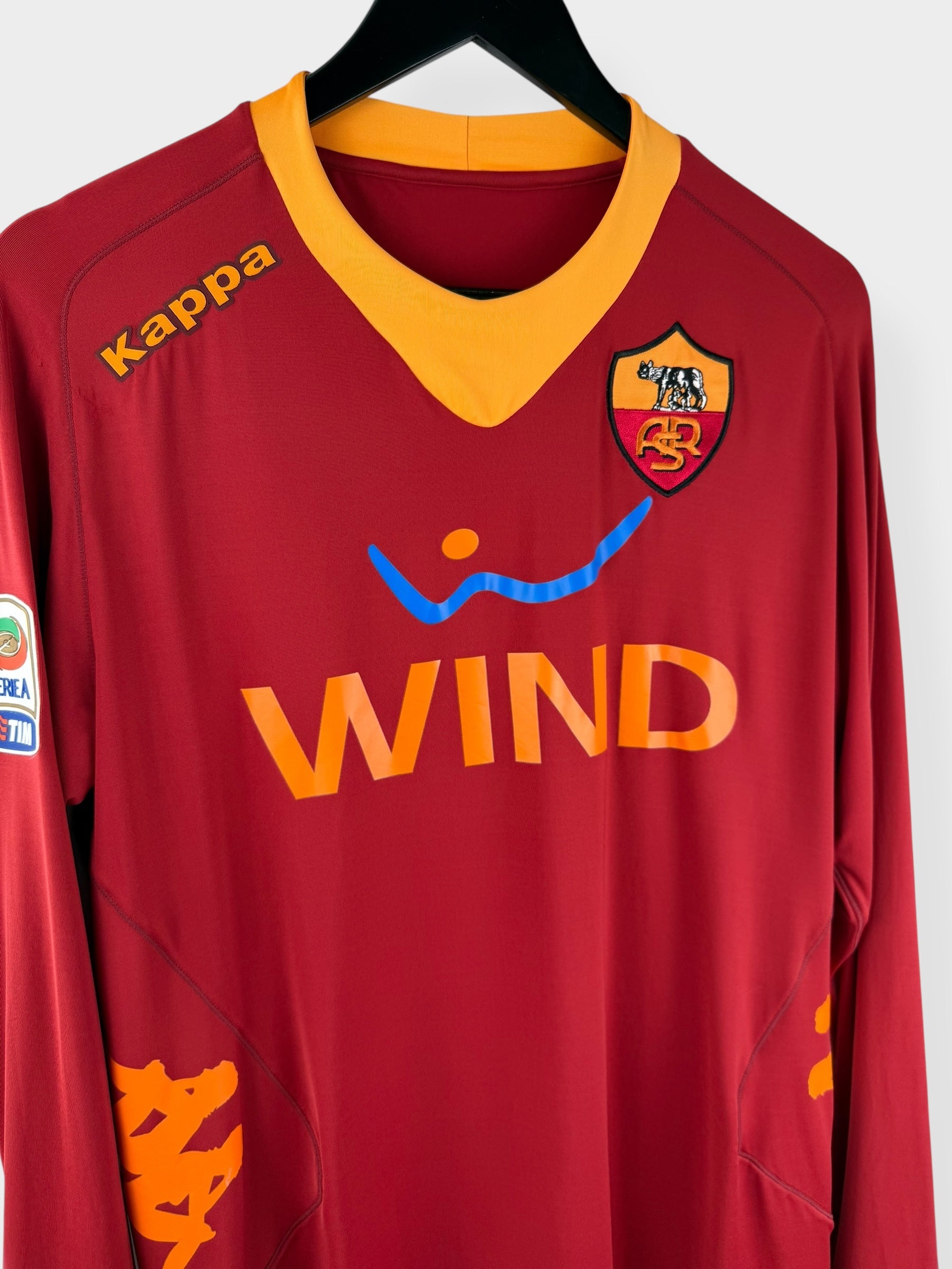 2011-12 AS ROMA HOME SHIRT LS XL