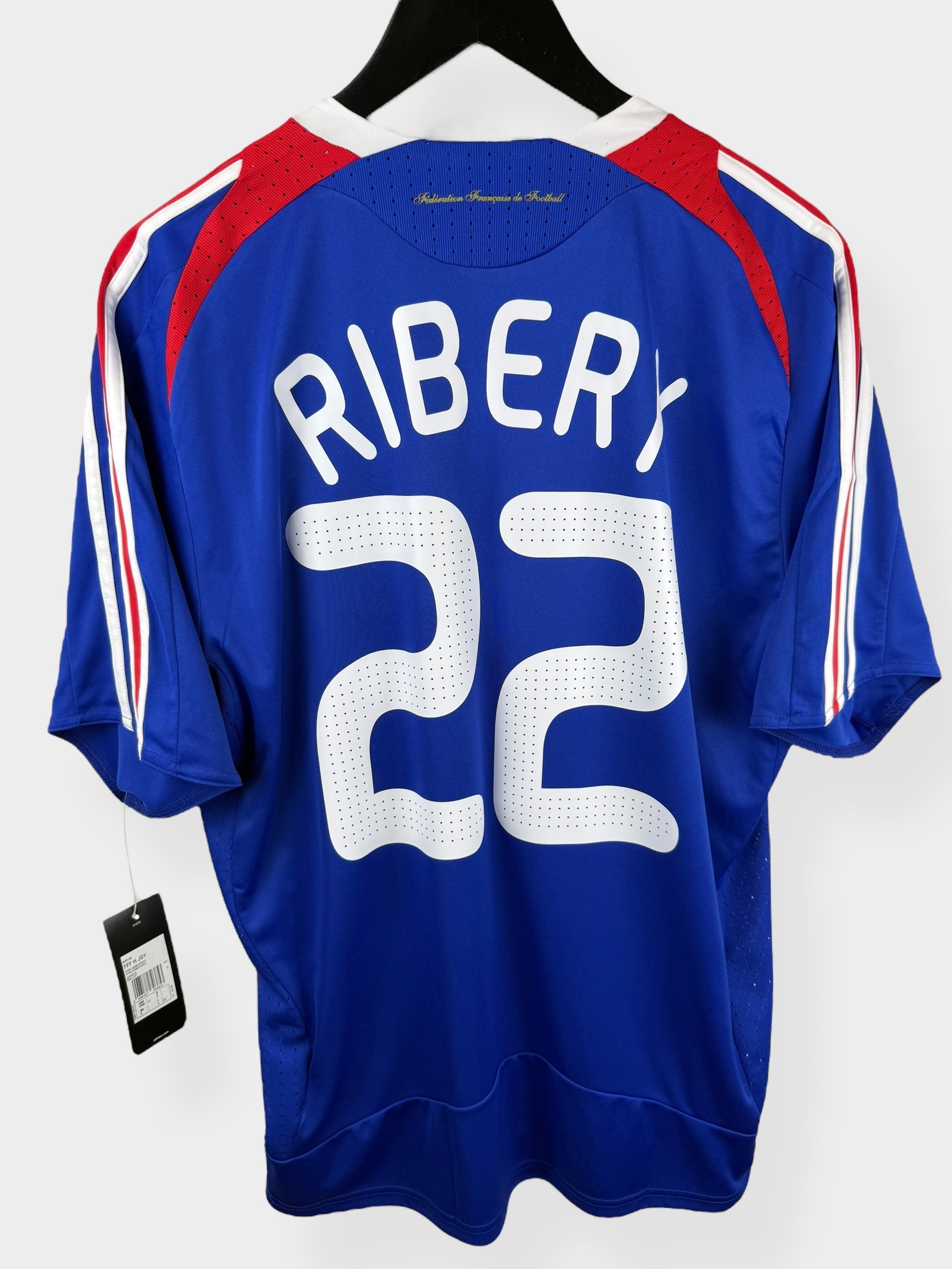 2007-08 FRANCE HOME SHIRT RIBERY #22 L