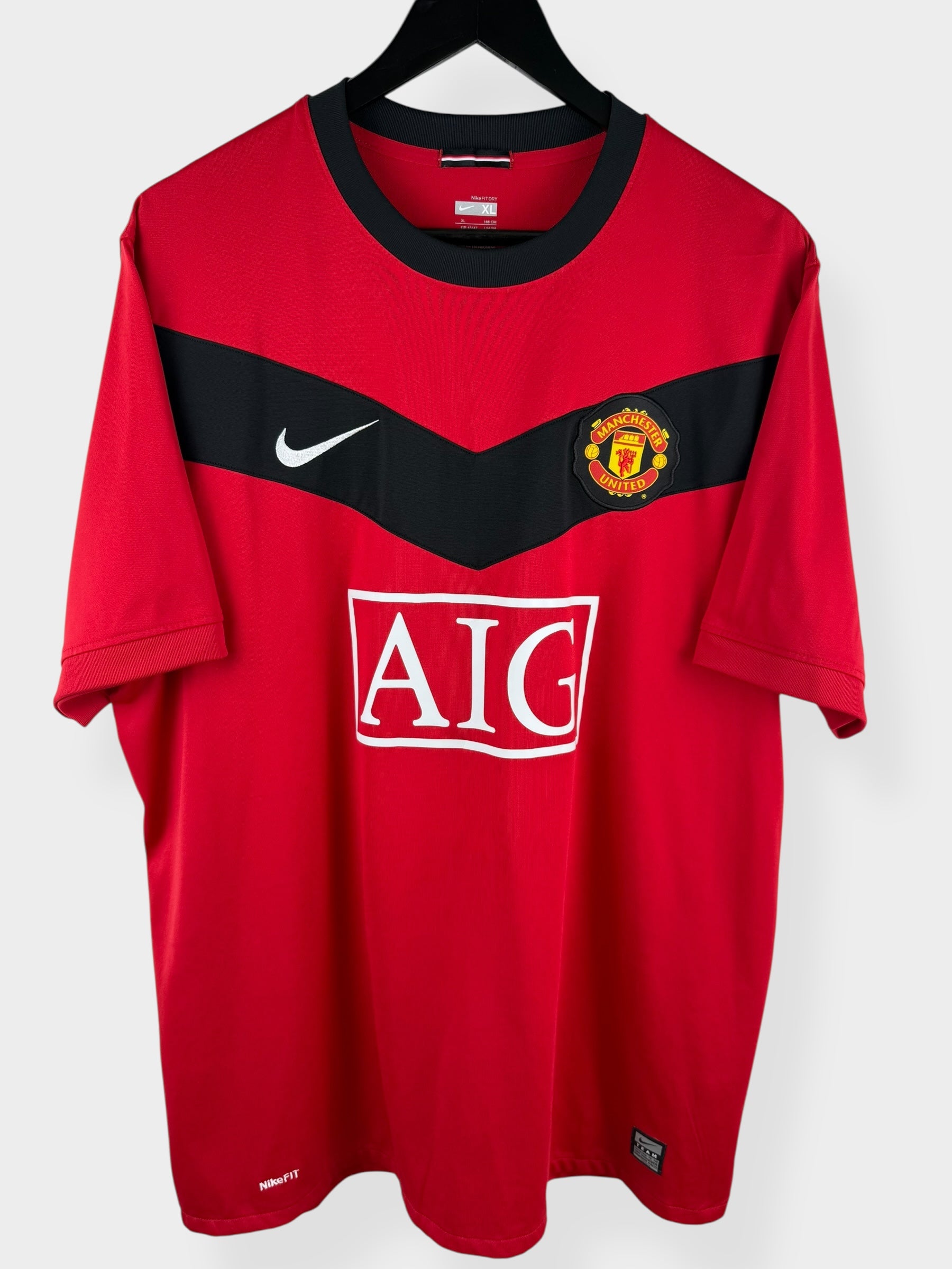 2009-10 MANCHESTER UNITED HOME SHIRT SCHOLES #18 XL