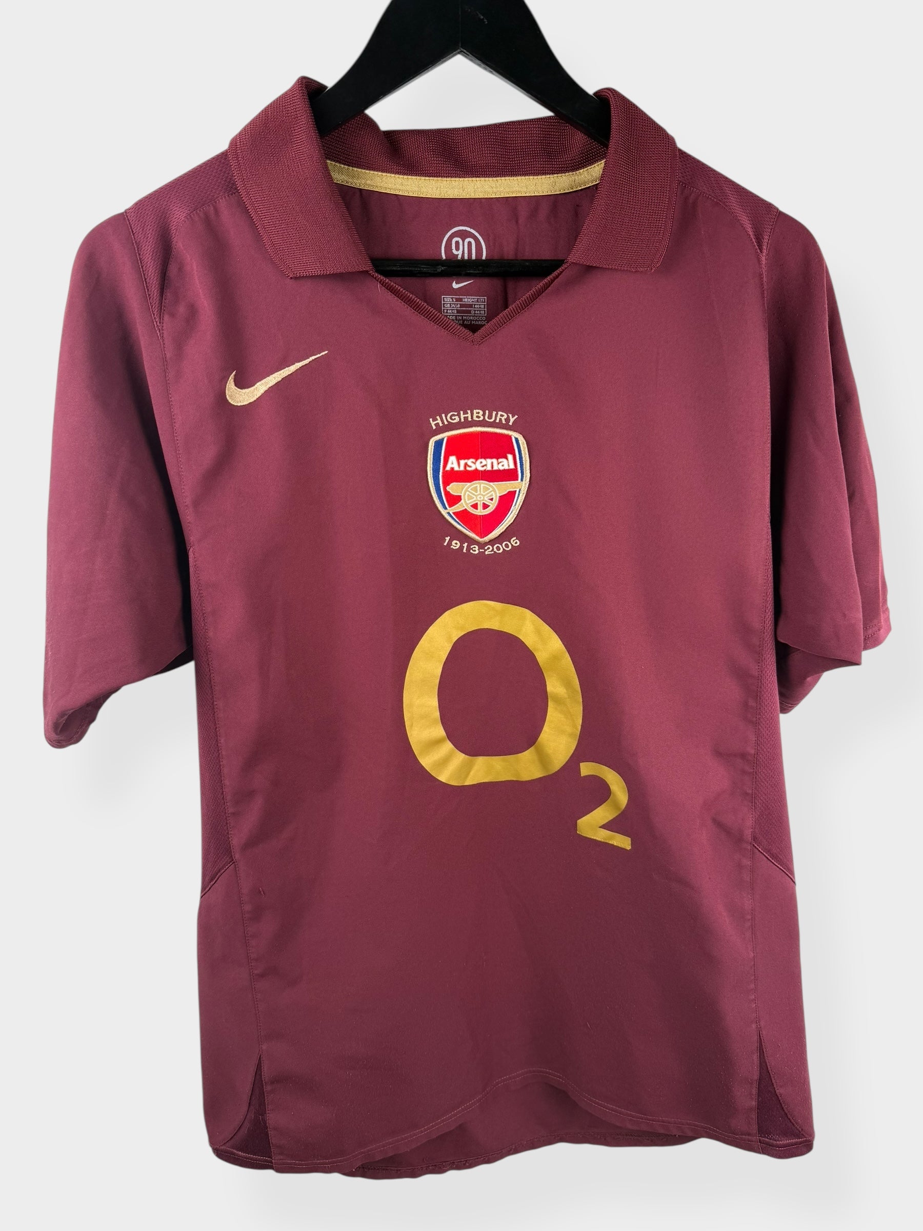 2005-06 ARSENAL HIGHBURY THUISSHIRT HENRY #14 S