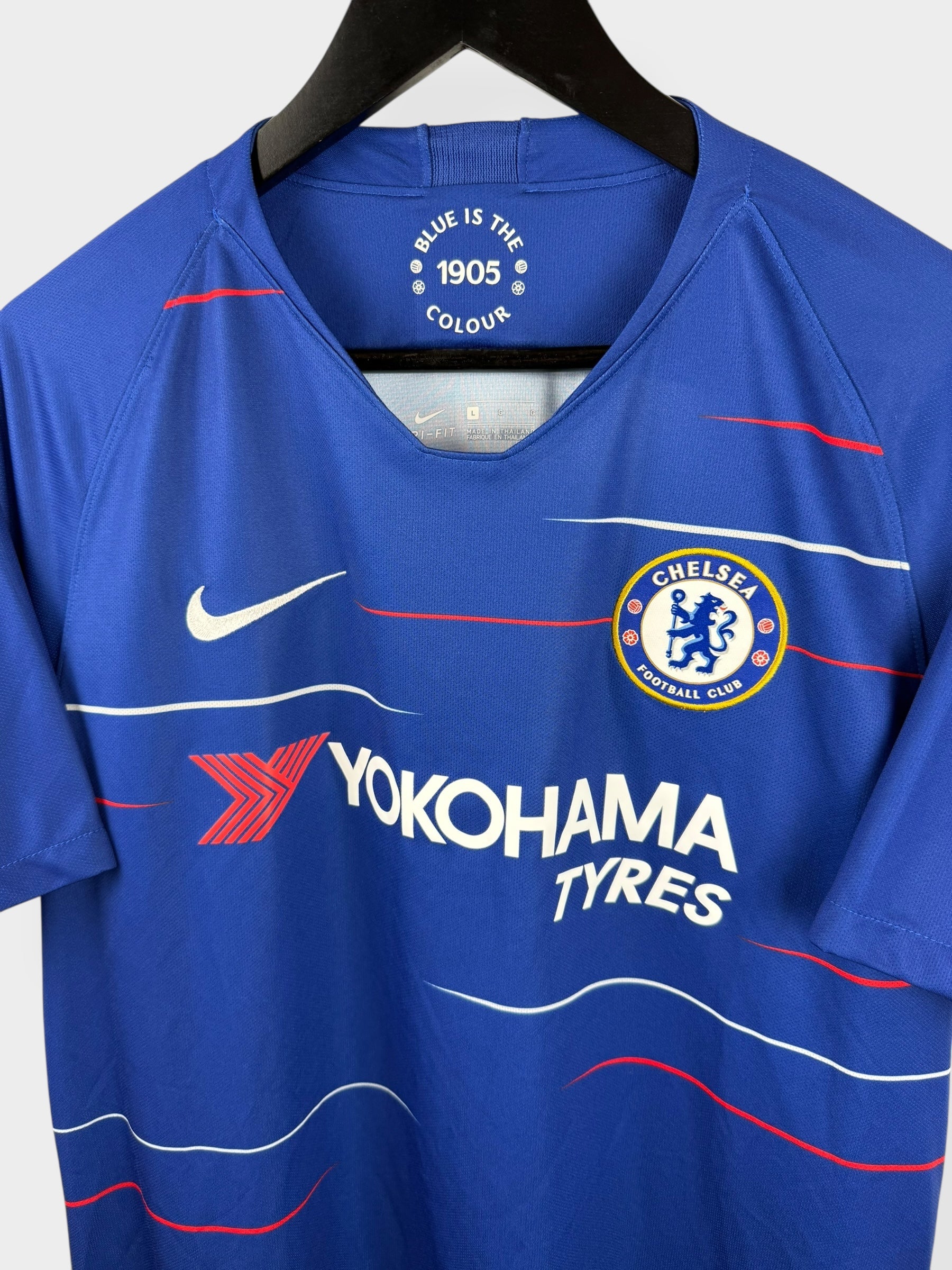 2018-19 CHELSEA THUISSHIRT HAZARD #10 L