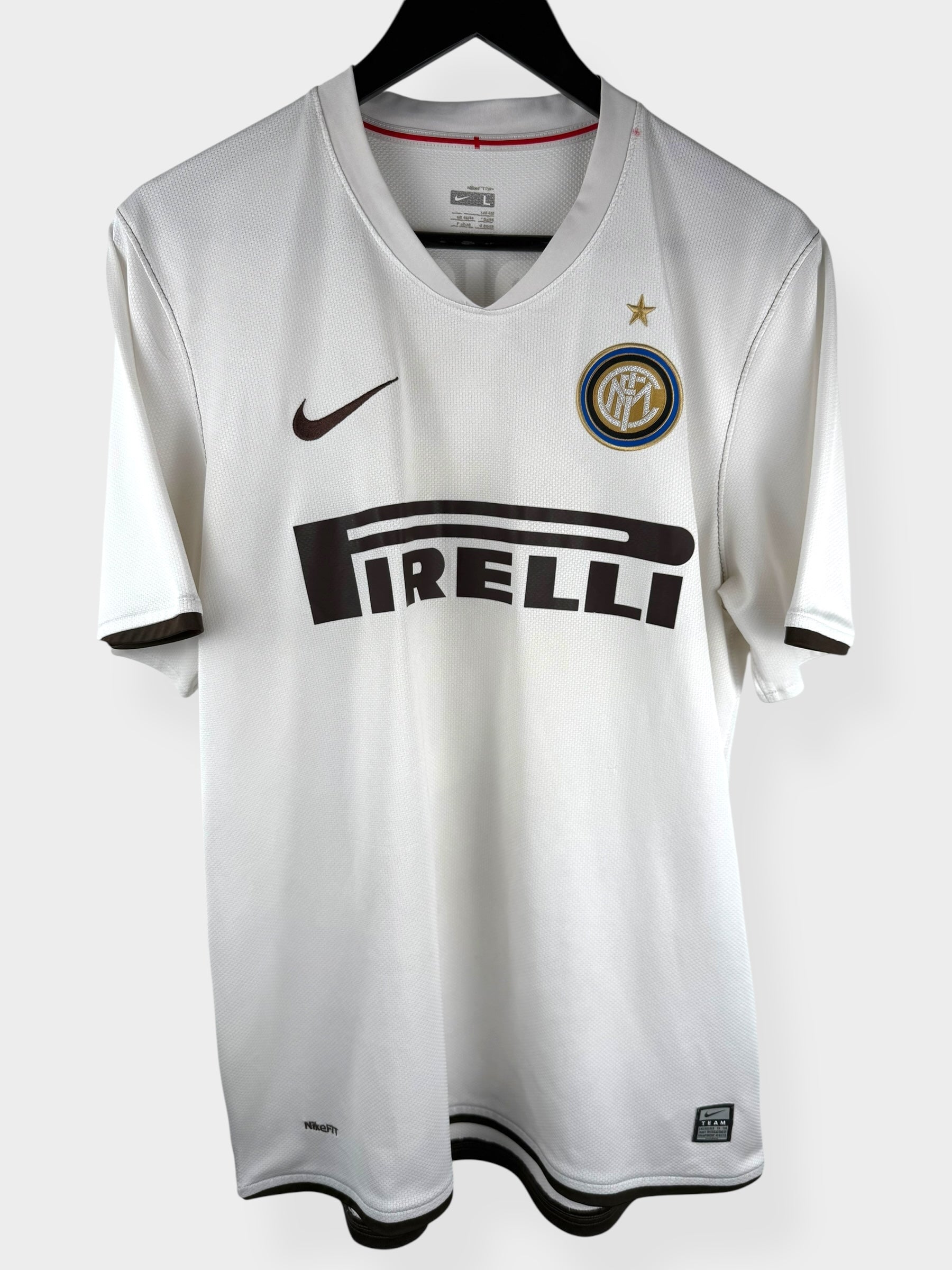 2008-09 INTER MILAN AWAY SHIRT ADRIANO #10 L