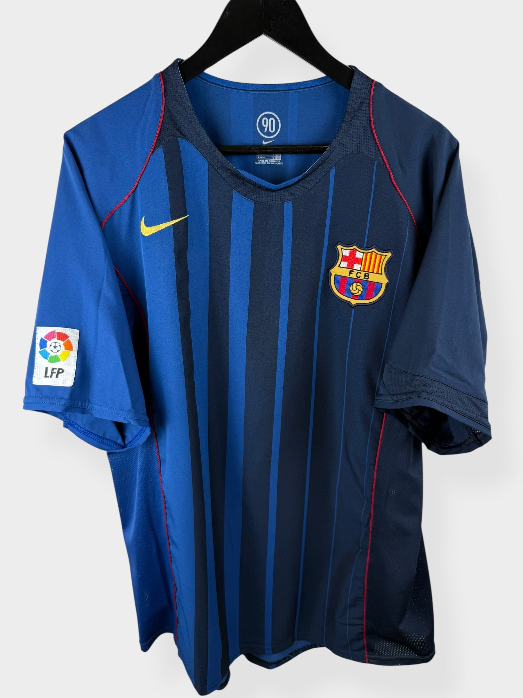 2004-05 BARCELONA AWAY SHIRT RONALDINHO #10 XL