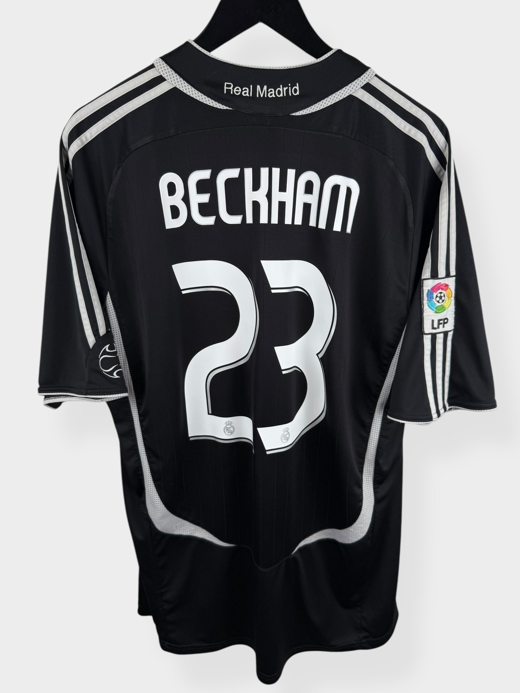 2006-07 REAL MADRID AWAY SHIRT BECKHAM #23 XL - Authentic Football Club