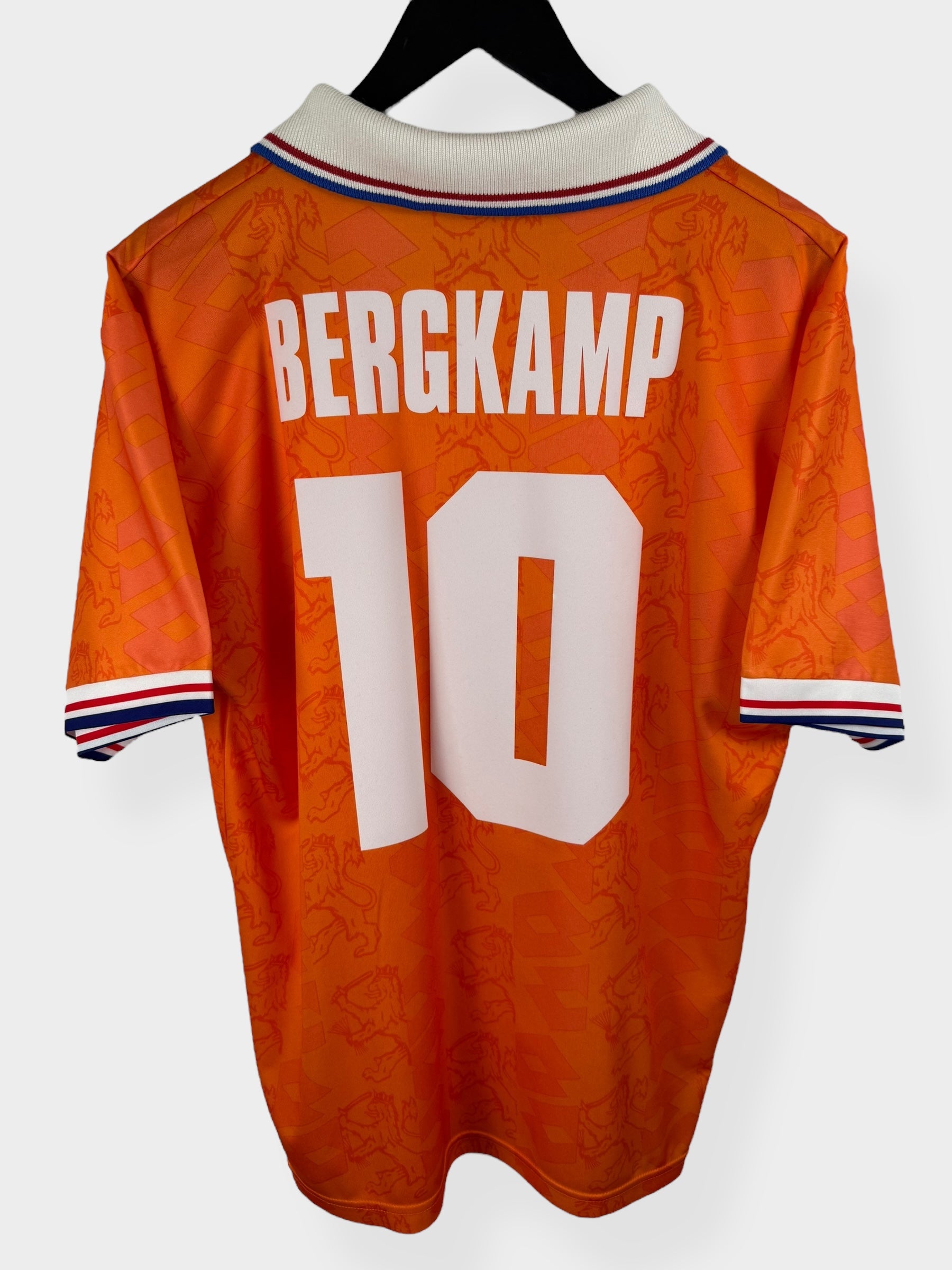 1994-95 NETHERLANDS HOME SHIRT BERGKAMP #10 XL