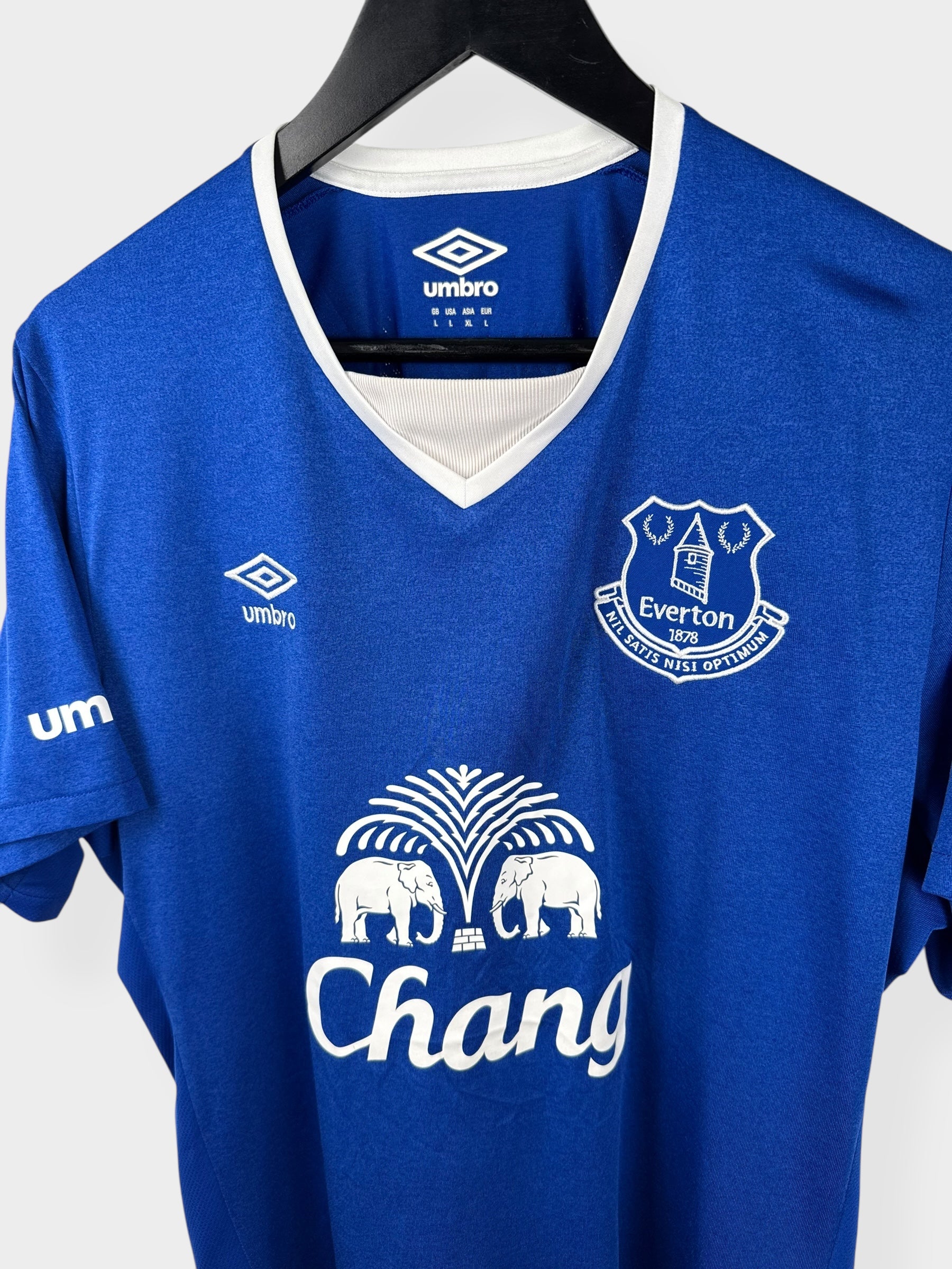2015-16 EVERTON HOME SHIRT L - Authentic Football Club