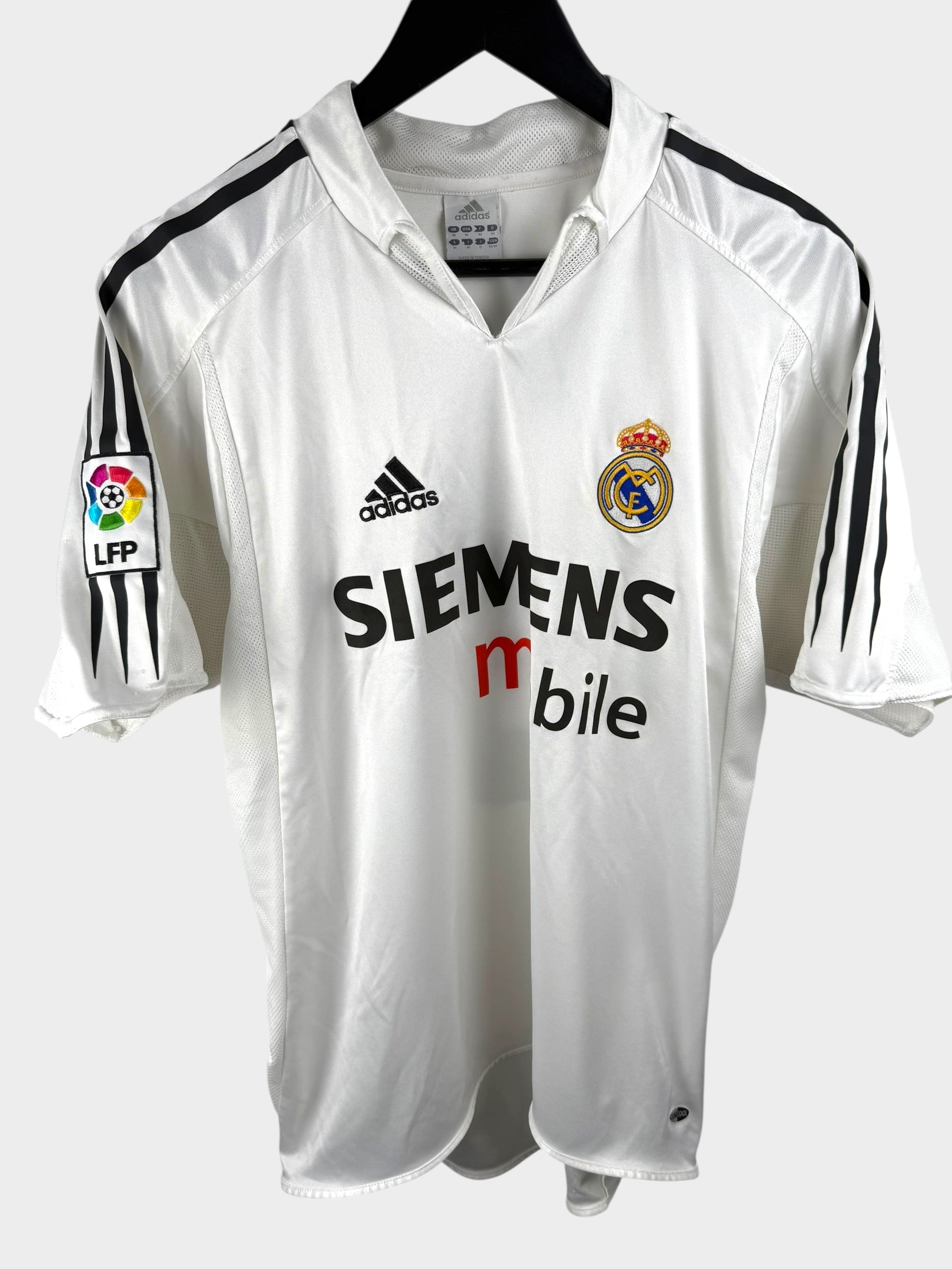 2004-05 REAL MADRID HOME SHIRT ZIDANE #5 M - Authentic Football Club