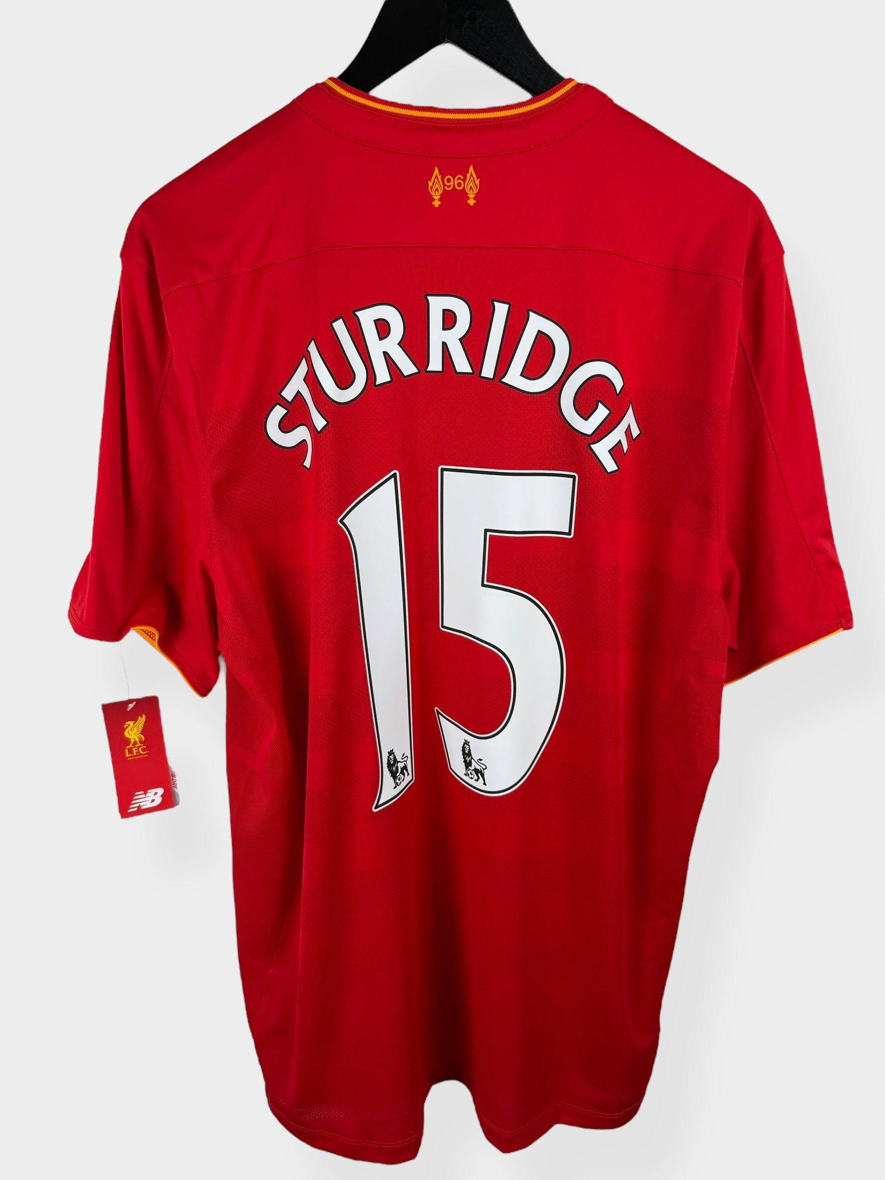 2016-17 LIVERPOOL HOME SHIRT STURRIDGE #15 XL