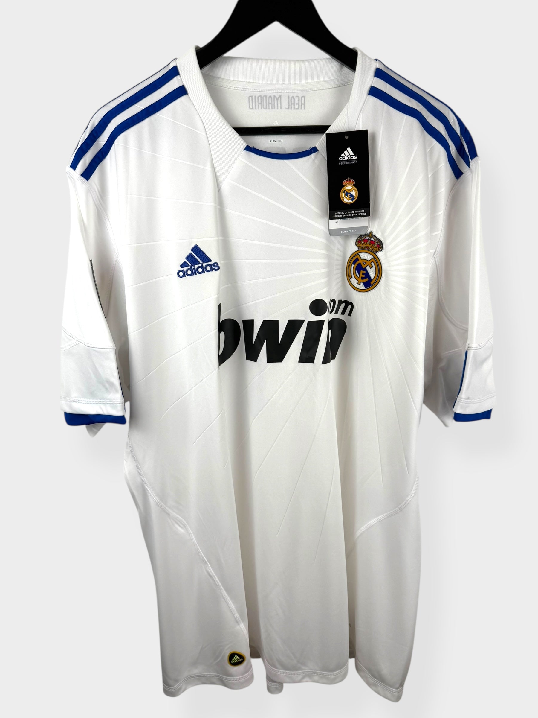 2012-13 REAL MADRID HOME SHIRT RONALDO #7 XXL - Authentic Football Club