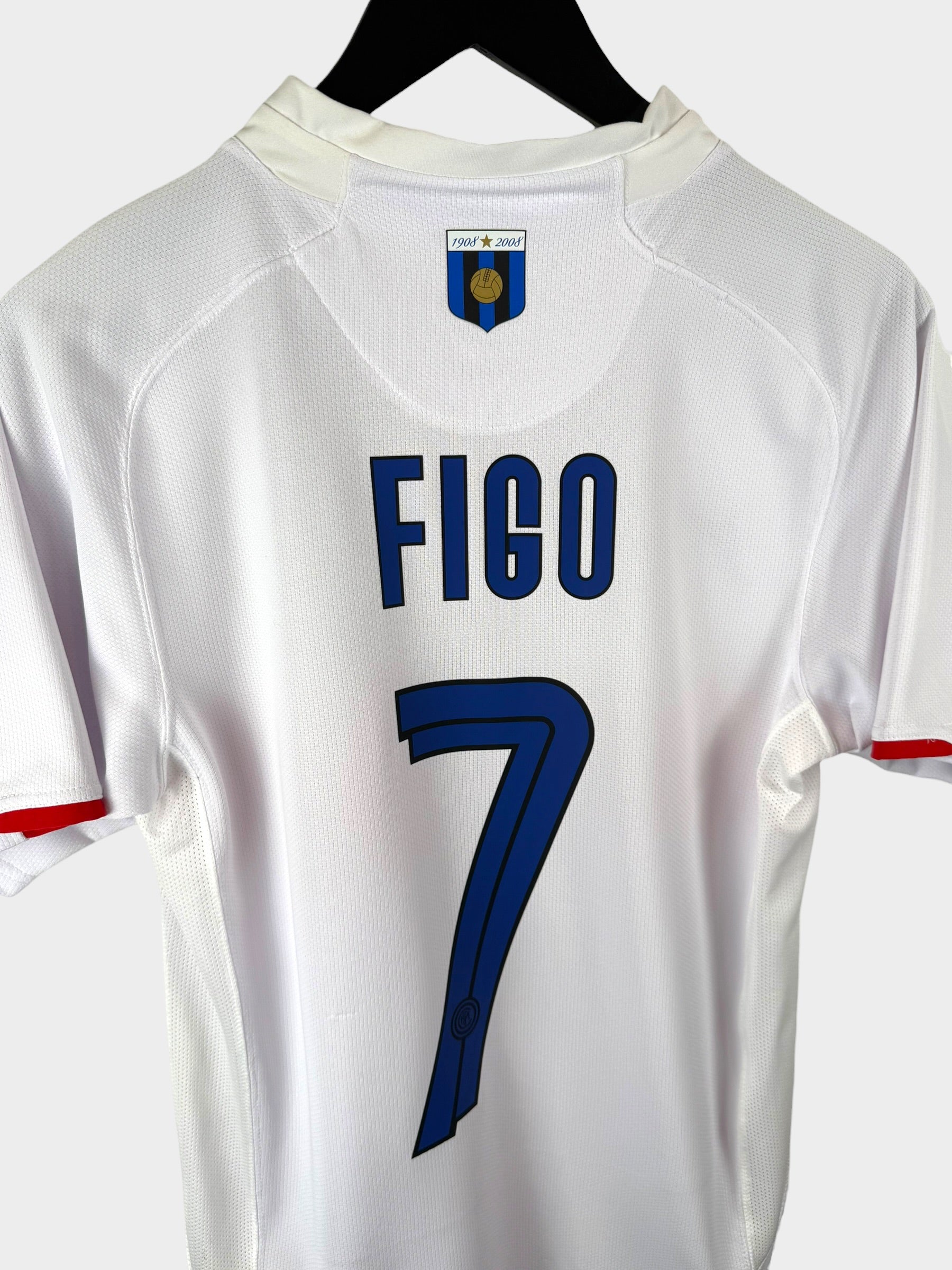 2007-08 INTER MILAN AWAY SHIRT FIGO #7 S