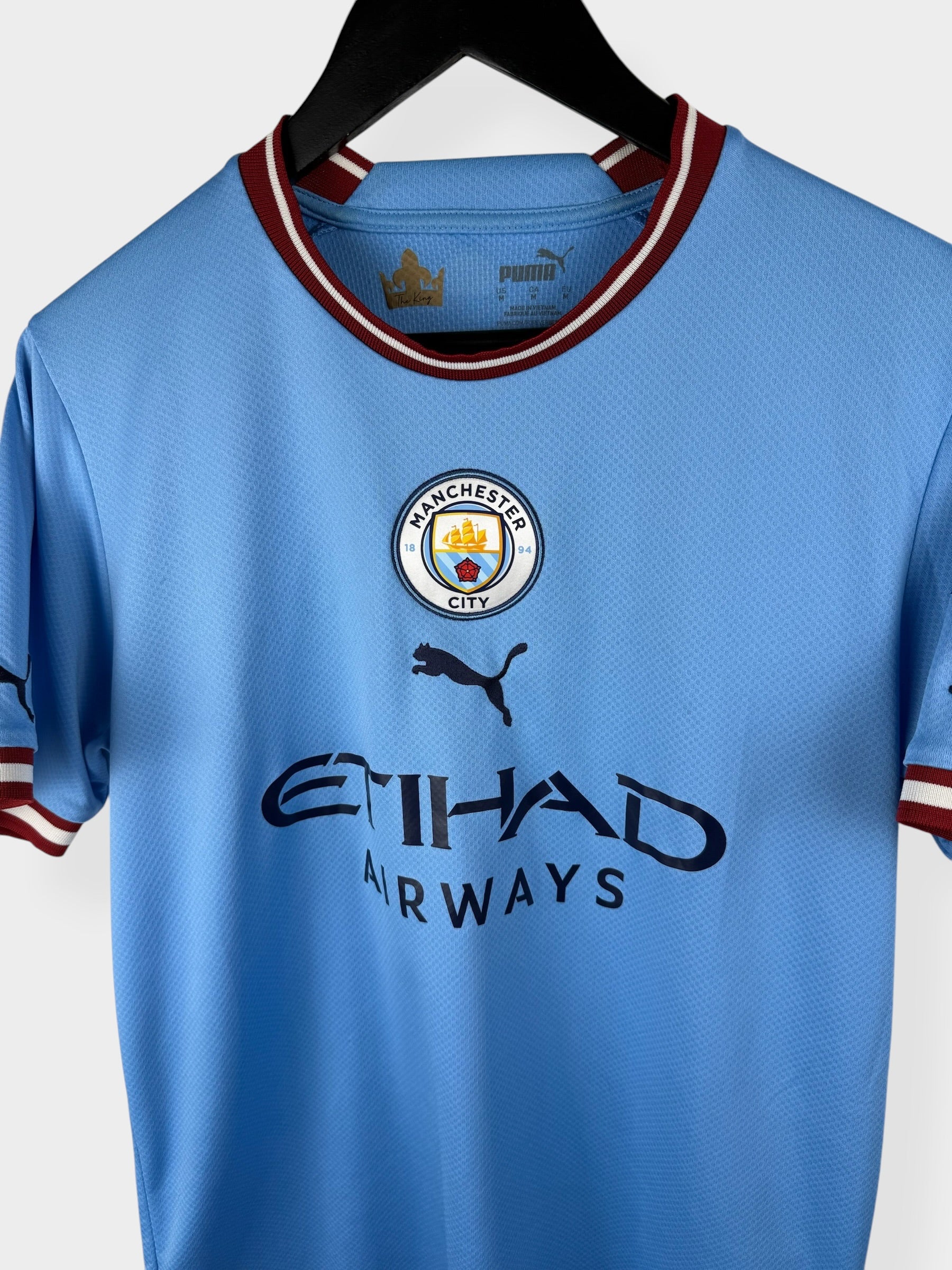 2022-23 MANCHESTER CITY HOME SHIRT M