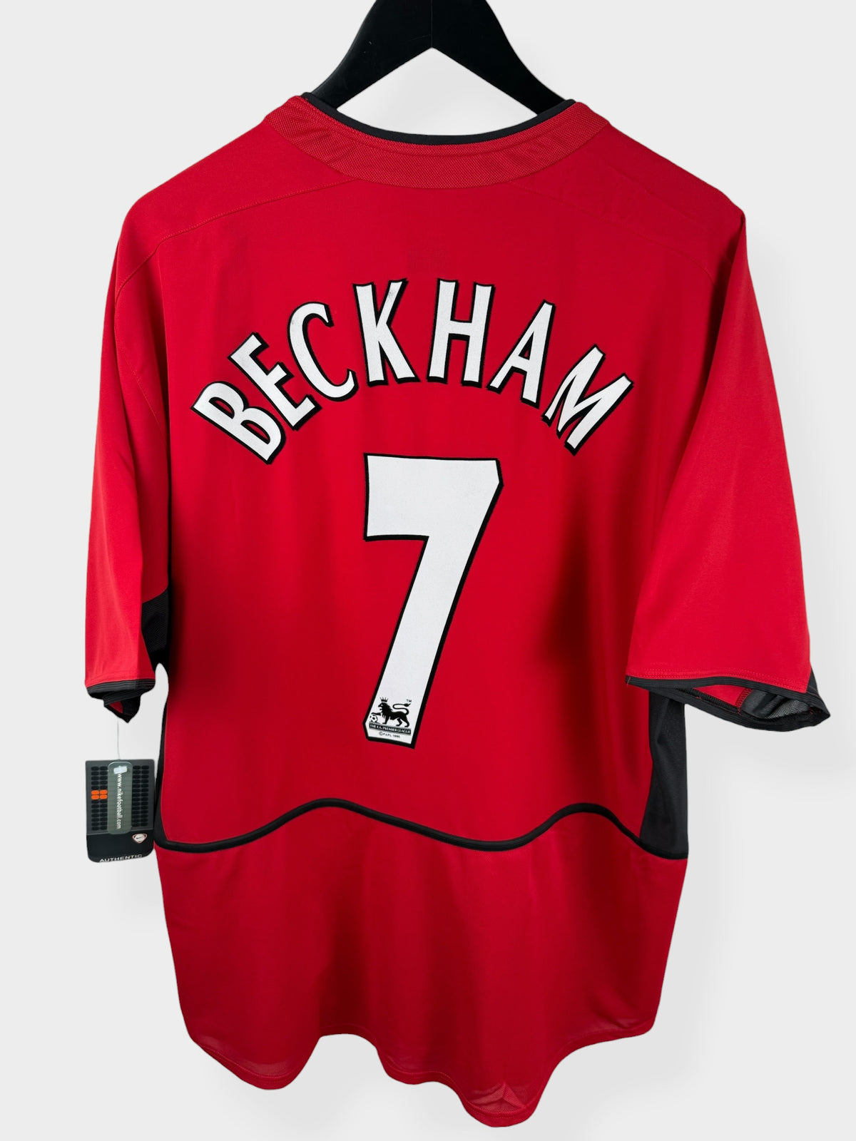 MAILLOT DOMICILE DE MANCHESTER UNITED 2002-04 BECKHAM N°7 XL