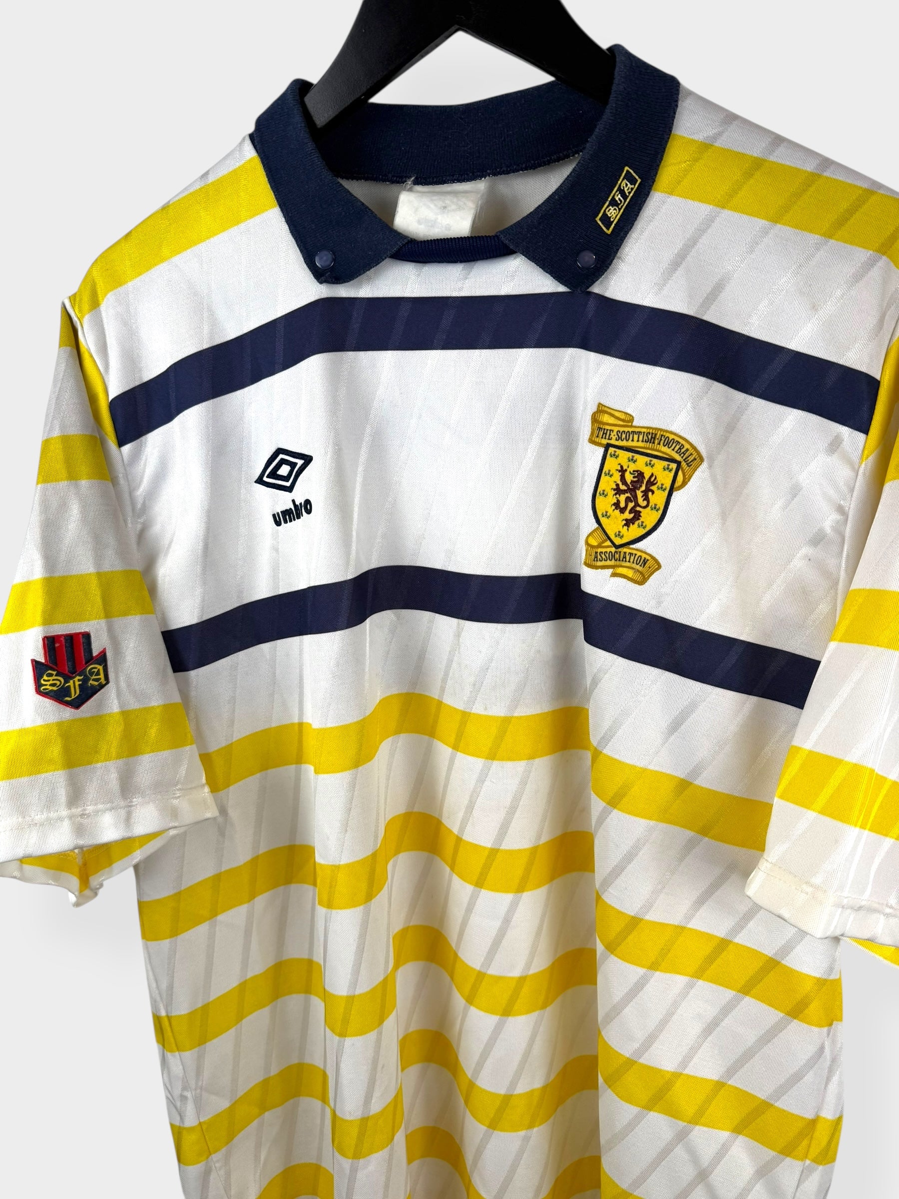 1988-91 SCOTLAND AWAY SHIRT XL - Authentic Football Club