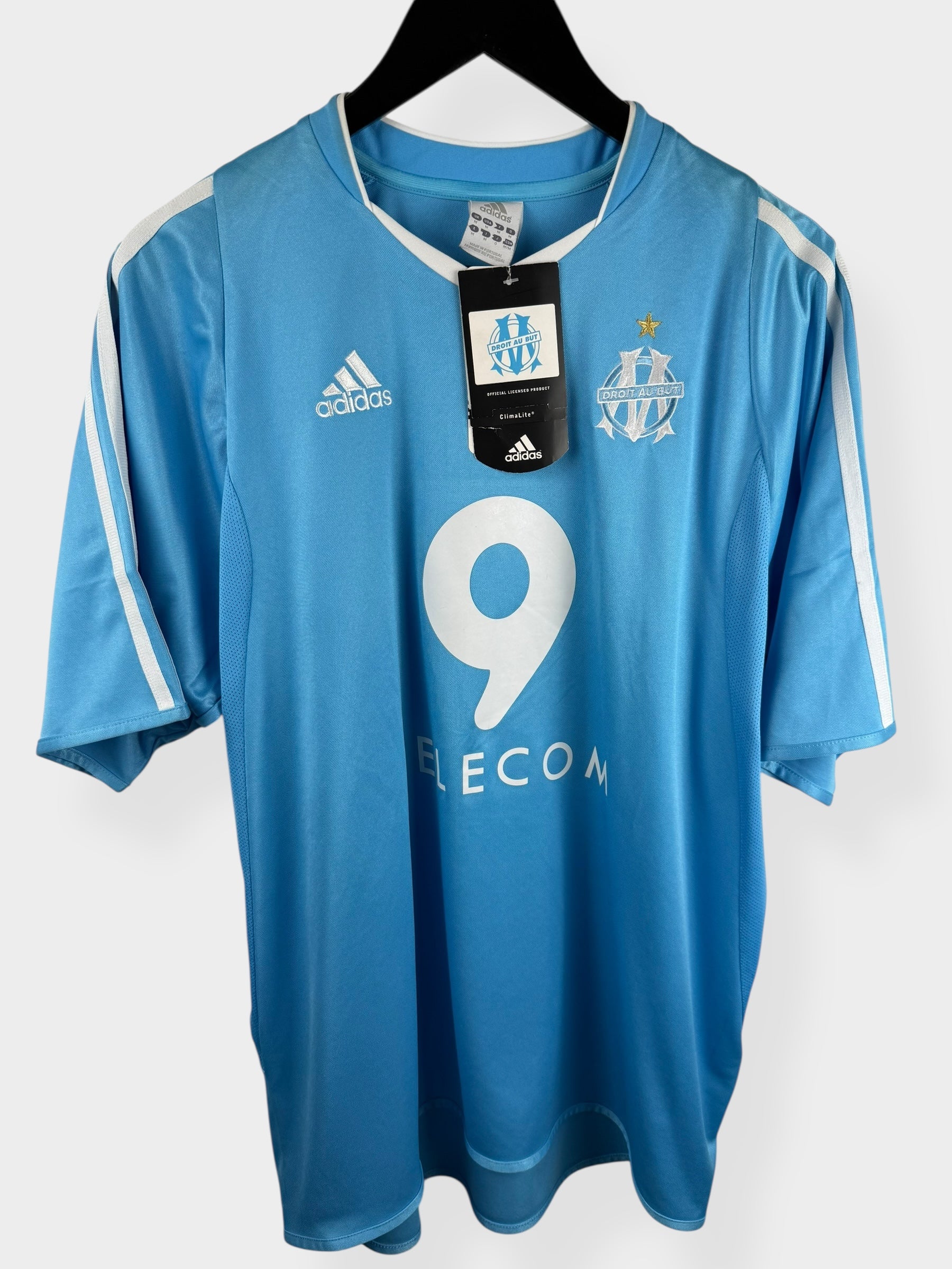 2003-04 OLYMPIQUE MARSEILLE AWAY SHIRT DROGBA #11 M - Authentic Football Club