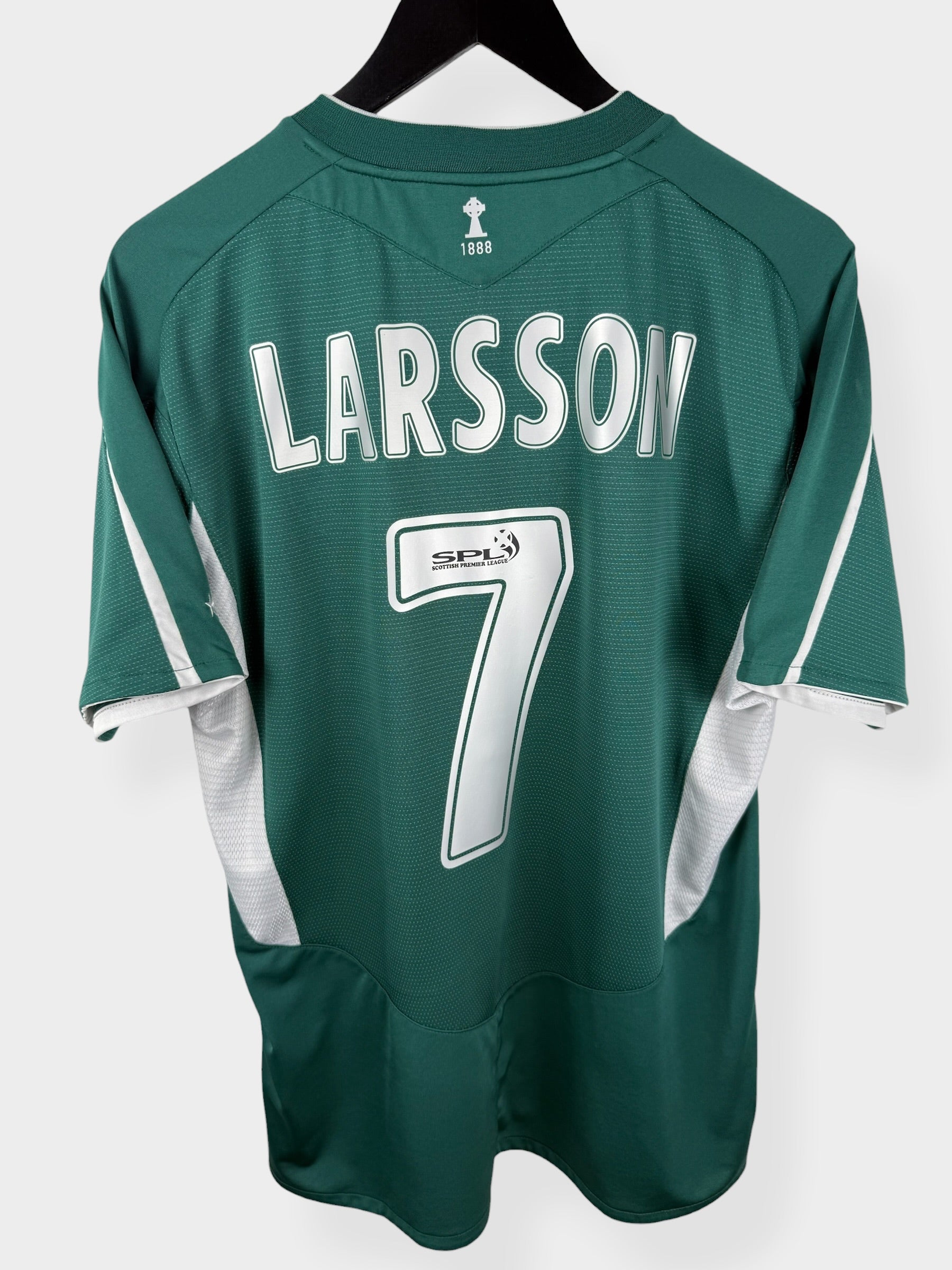 2004-05 CELTIC AUSWÄRTSTRIKOT LARSSON #7 L