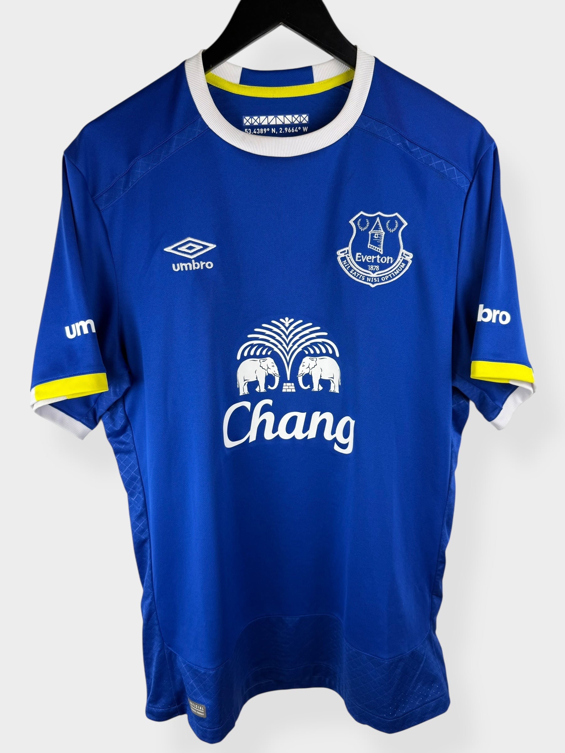 2016-17 EVERTON HOME SHIRT LUKAKU #10 L