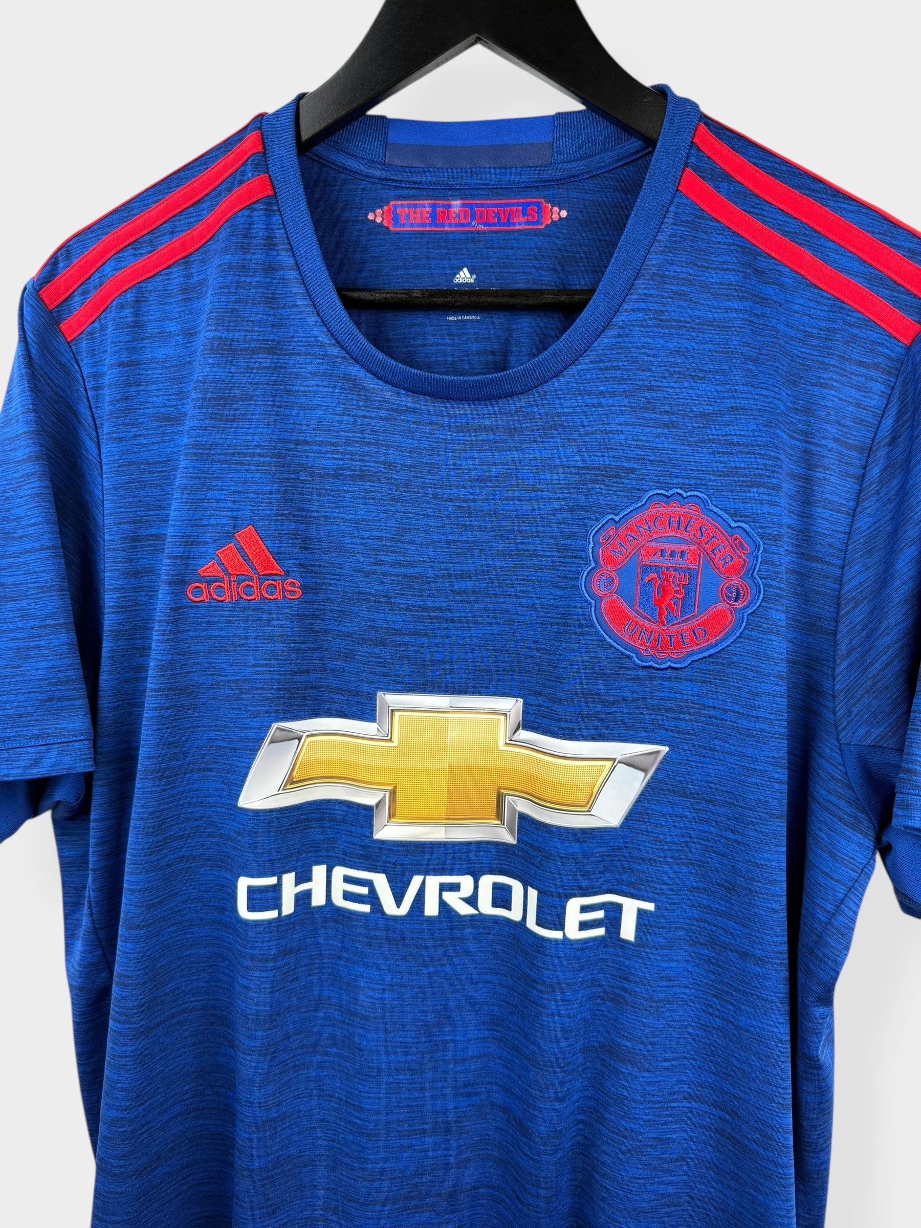 2016-17 MANCHESTER UNITED AWAY SHIRT BLIND #17 M
