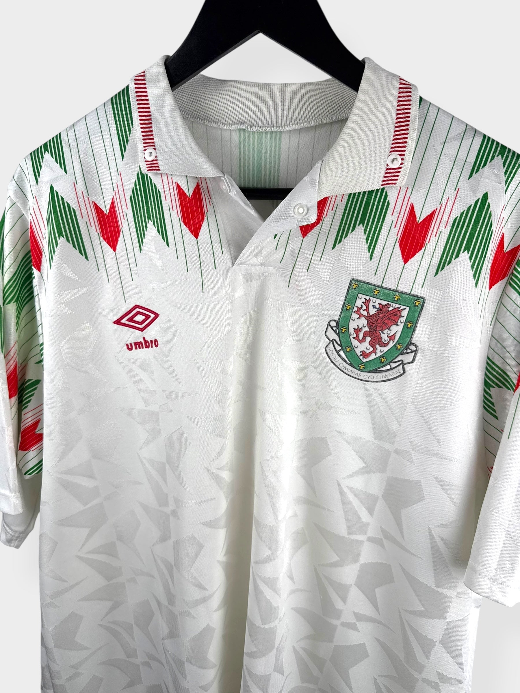 1990-92 WALES AWAY SHIRT XL - Authentic Football Club