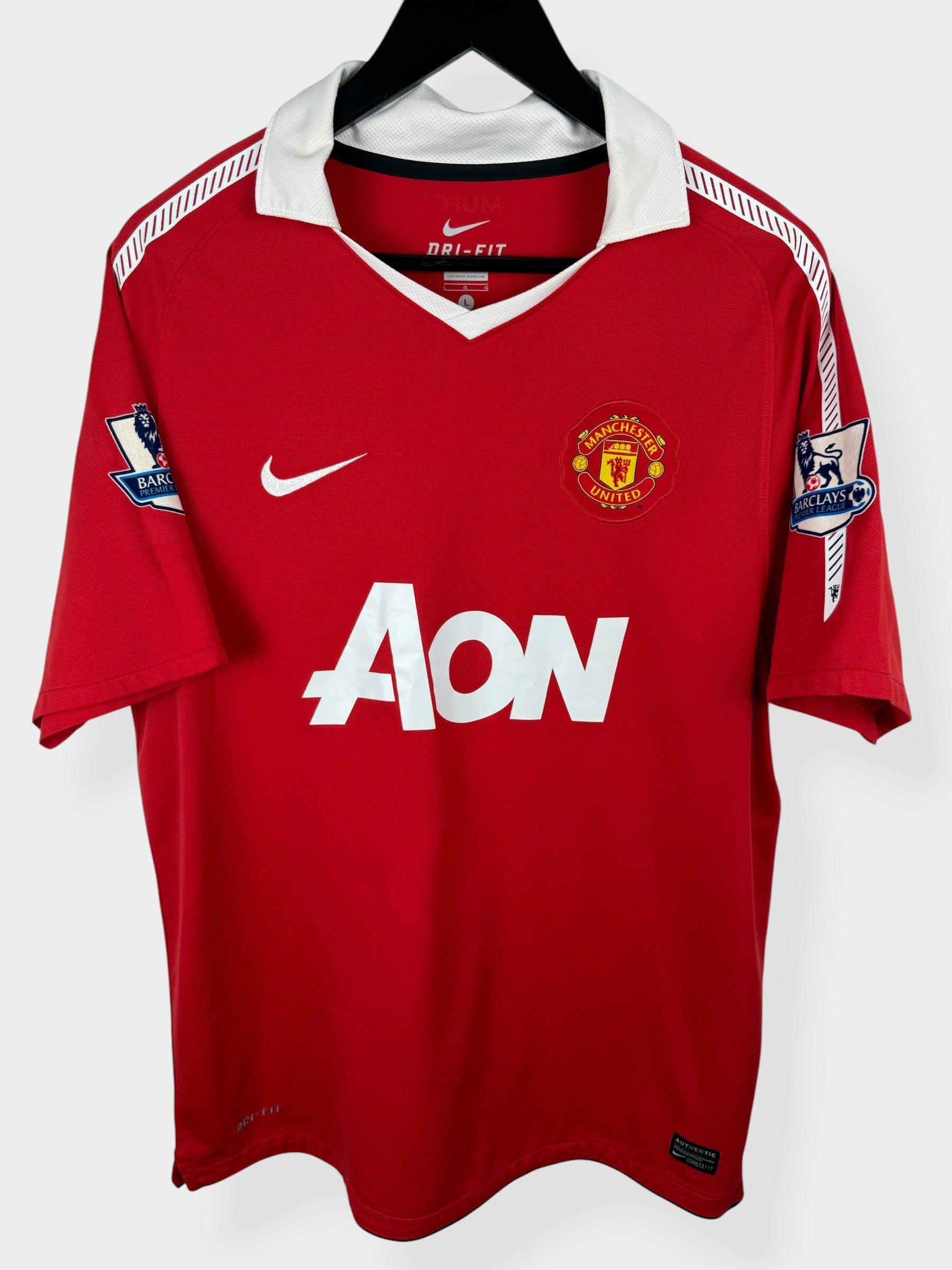 MAILLOT DOMICILE MANCHESTER UNITED 2010-11 ROONEY #10 L