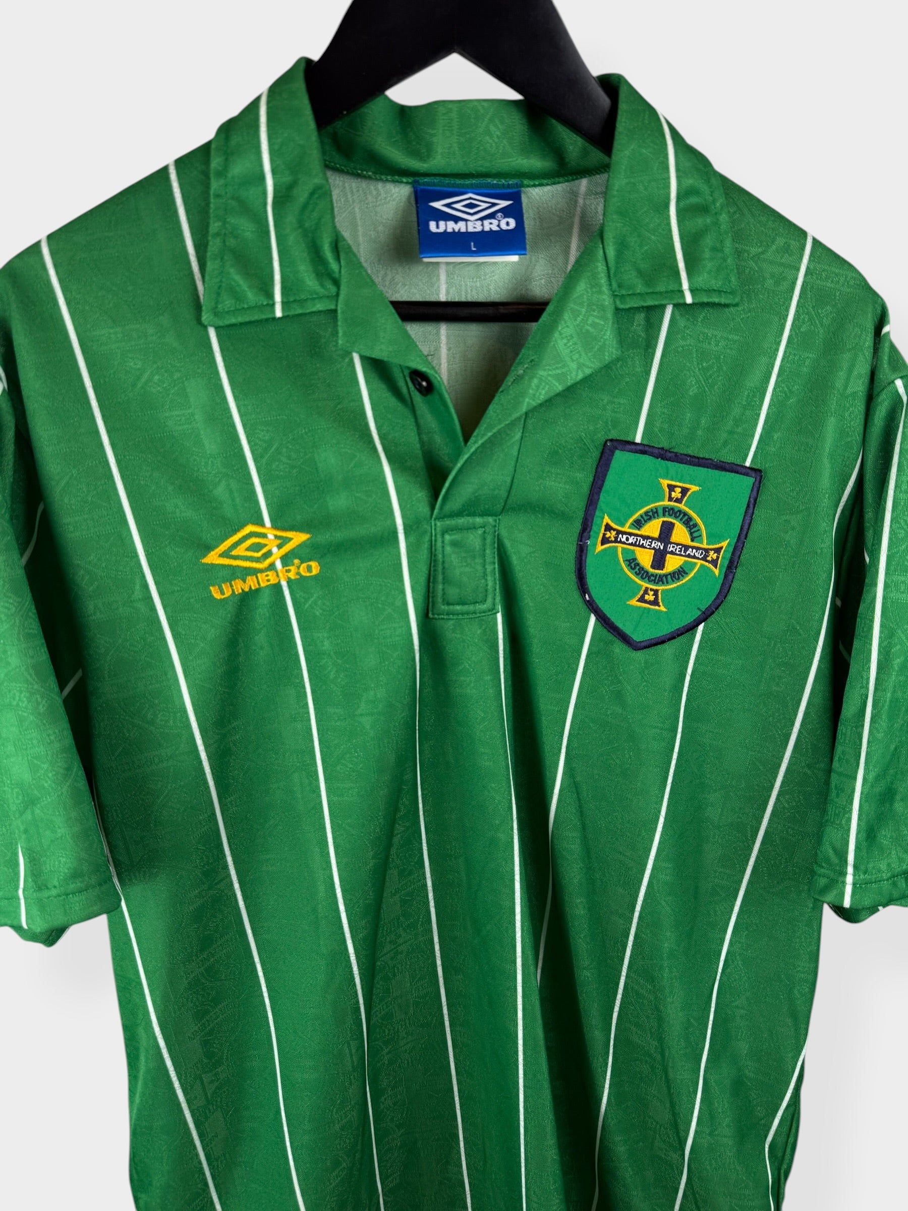 MAILLOT DOMICILE D’IRLANDE DU NORD 1992-94 L
