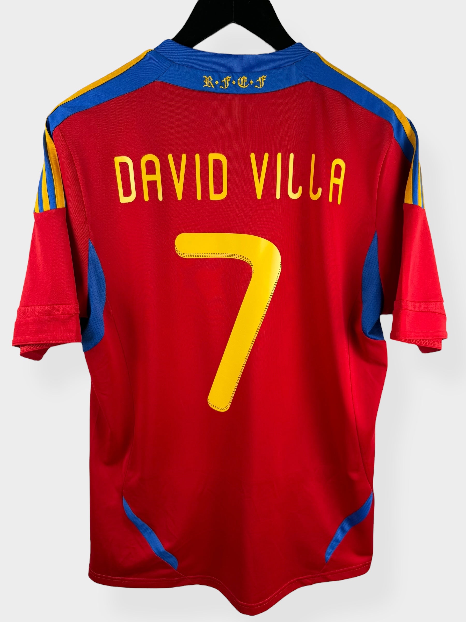 2010-11 SPAIN THUISSHIRT DAVID VILLA #7 M