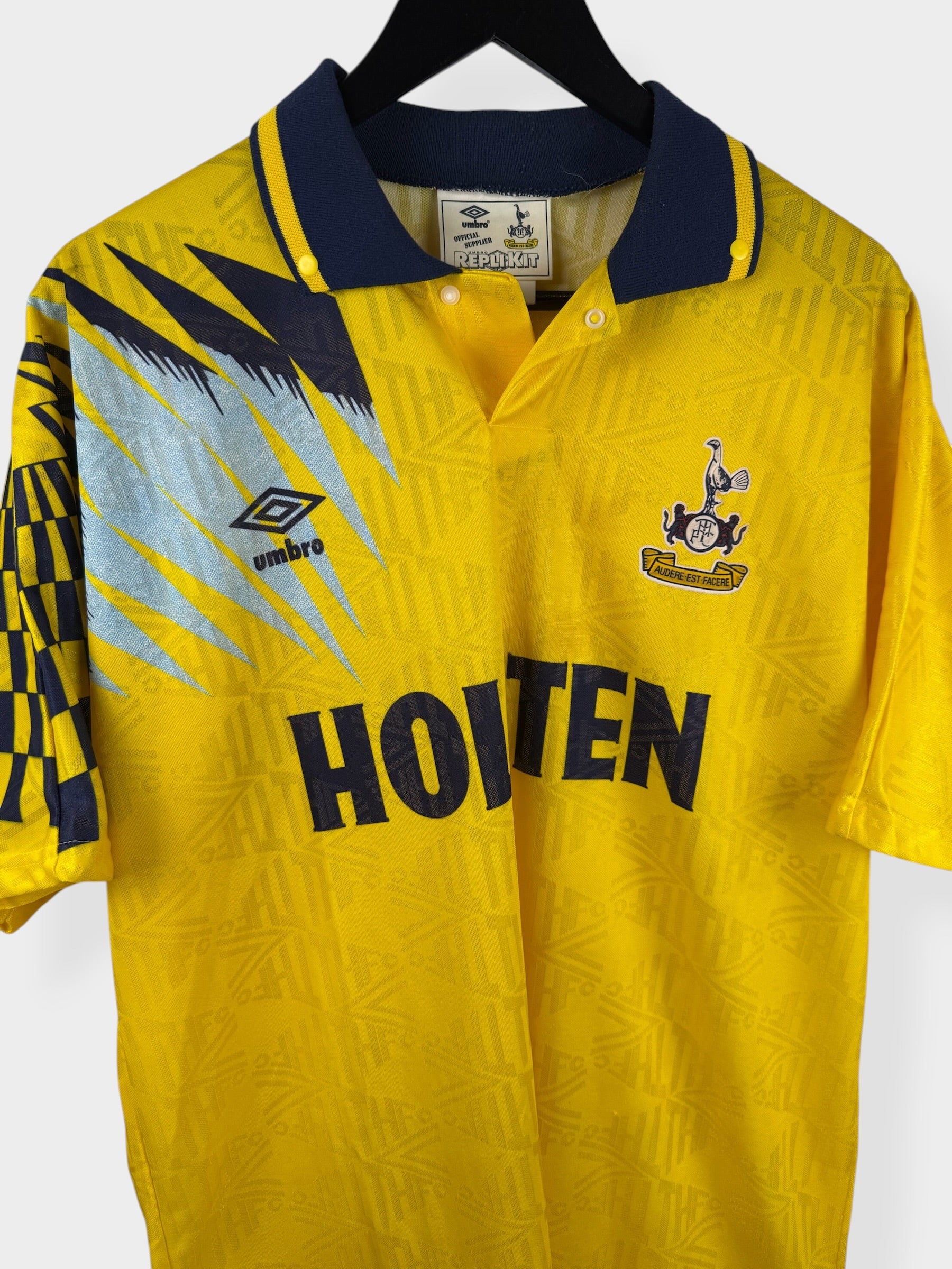 1991-95 TOTTENHAM HOTSPUR AWAY SHIRT L